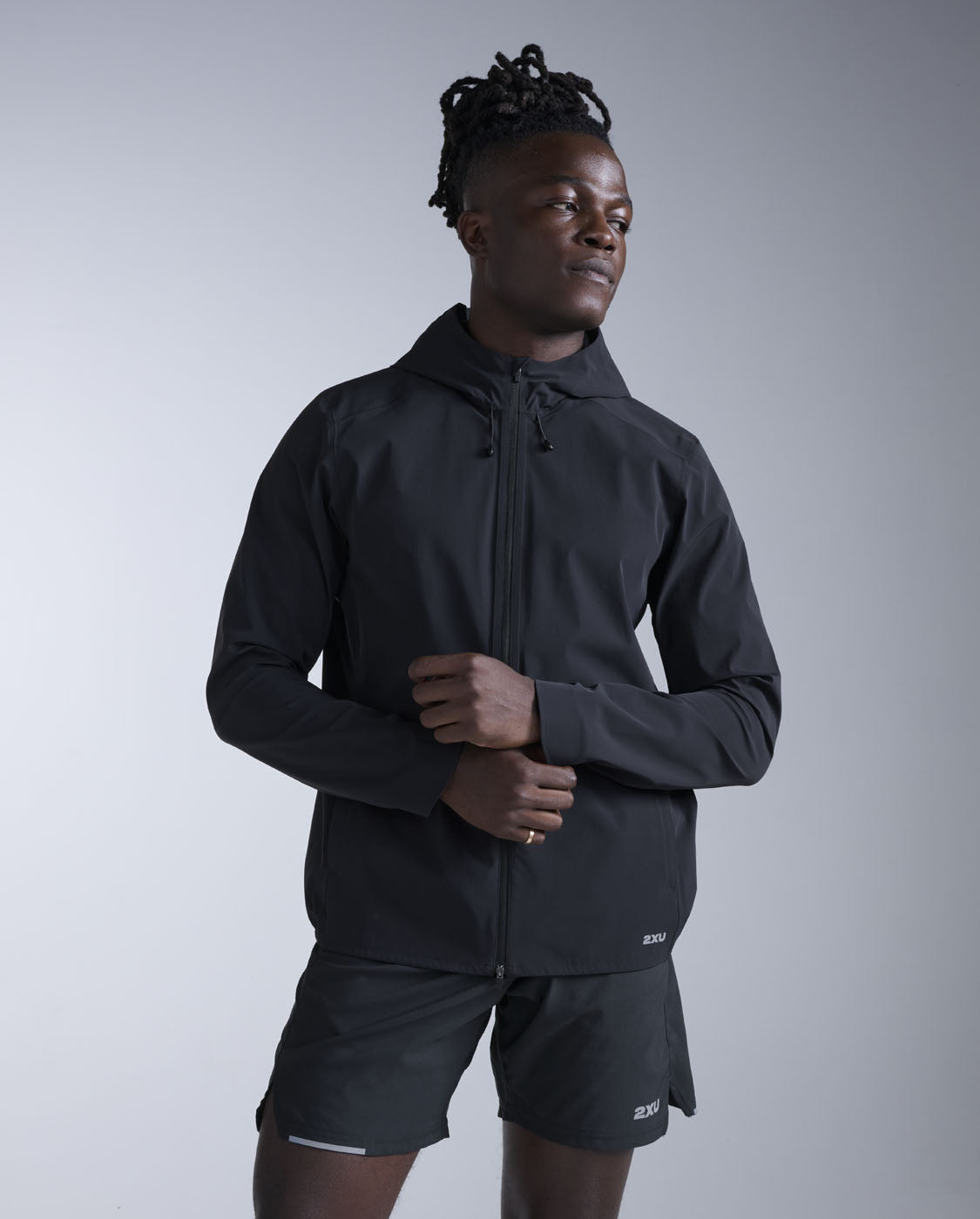 2xu-ignition-shield-giacca-antipioggia-uomo-nera image 1