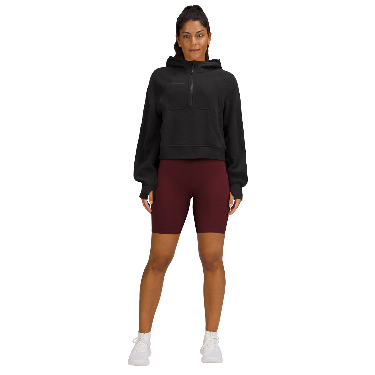 bauer-x-lululemon-scuba-felpa-half-zip-oversized-donna image 3