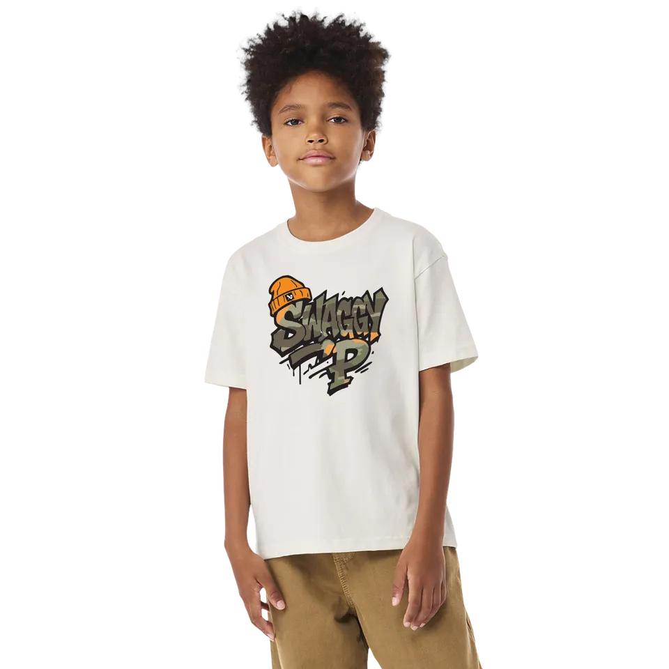 maglietta-youth-bauer-x-swaggy-camo-boxy-nera image 1