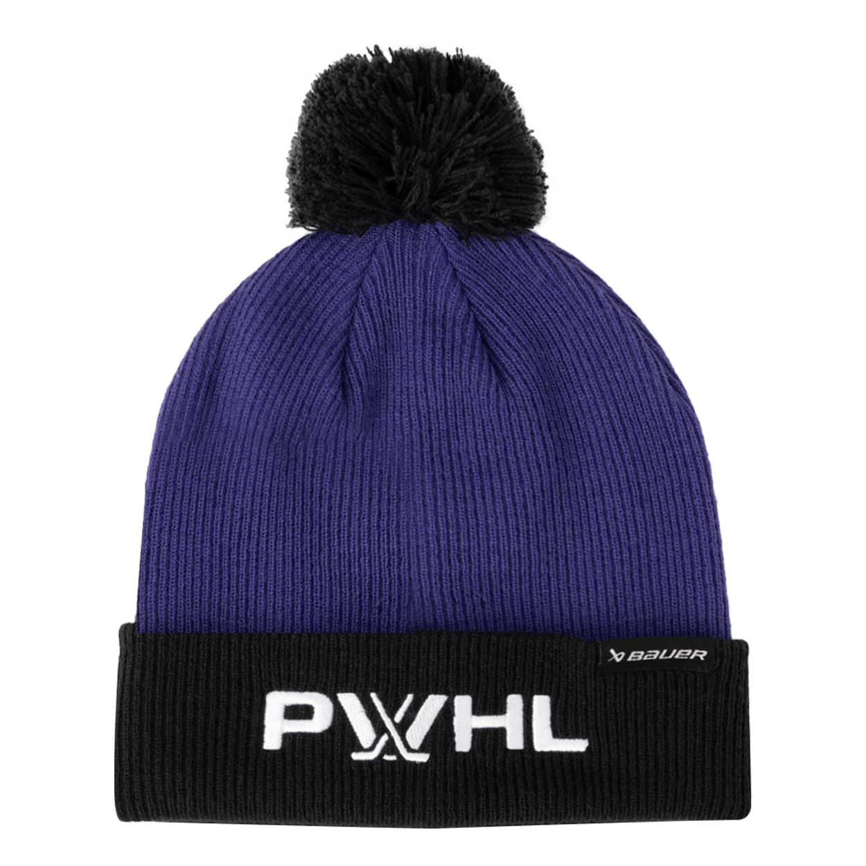bauer-pwhl-knit-pom-uomo-berretto-con-pompon image 1
