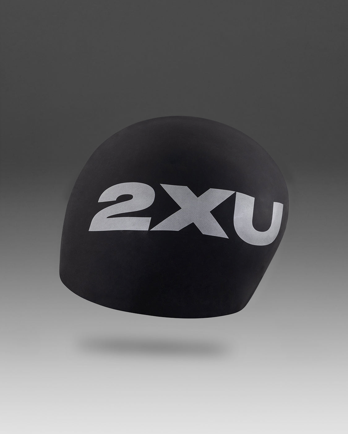 2xu-silicone-swim-cap-cuffia-nuoto-unisex-nera image 1