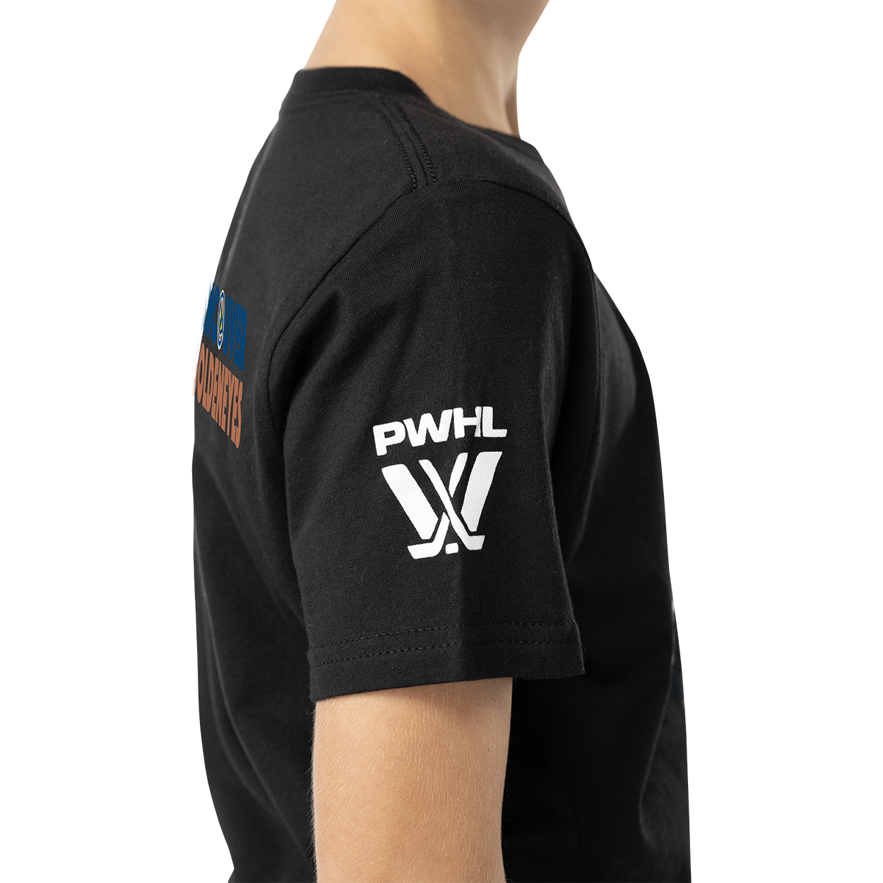 bauer-pwhl-vancouver-goldeneyes-t-shirt-youth-maglietta-manica-corta-junior image 2