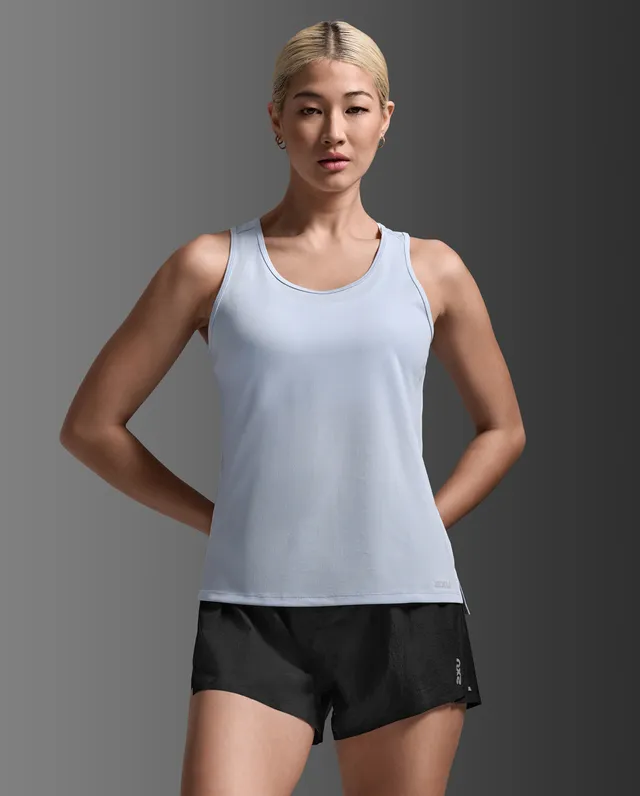 2xu-aero-singlet-canotta-running-azzurro image 1