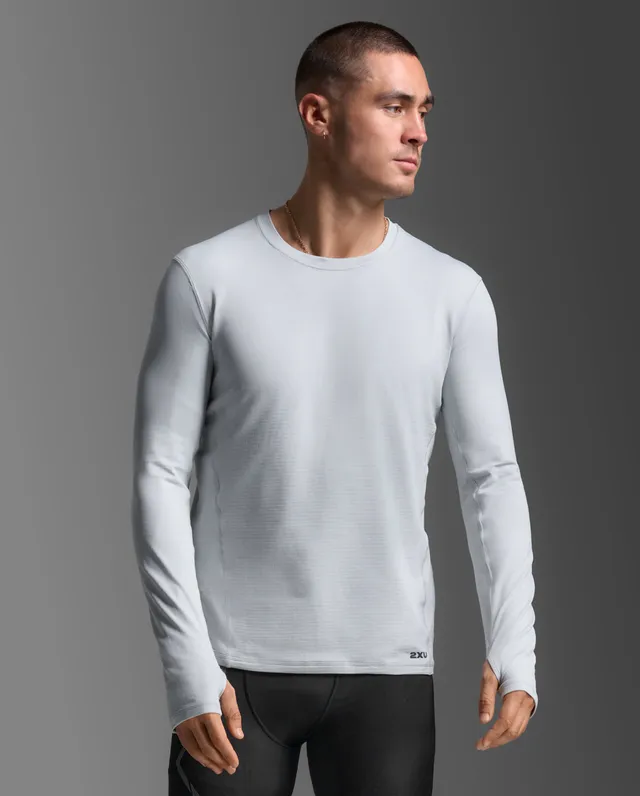 2xu-ignition-grid-base-layer-maglia-termica-slim-grigia image 1