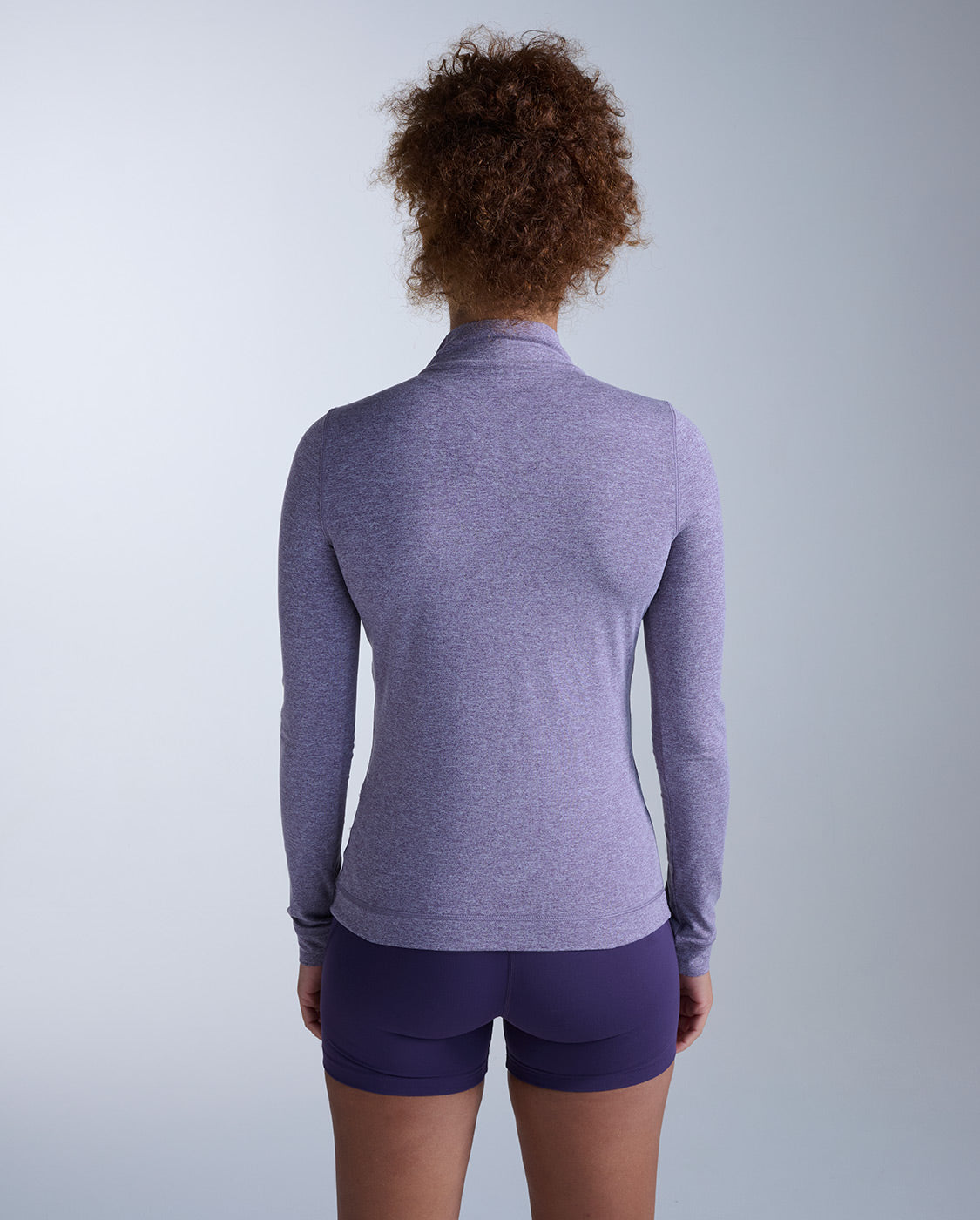 2xu-flex-1-2-zip-long-sleeve-maglia-termica-mezza-zip-viola image 2