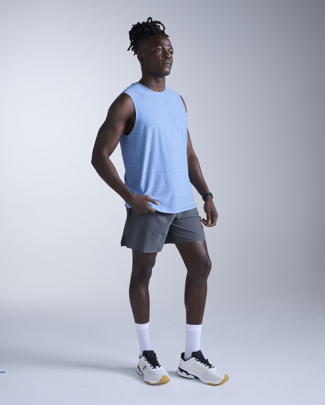 2xu-signature-tank-canotta-training-uomo-blu-2 image 6