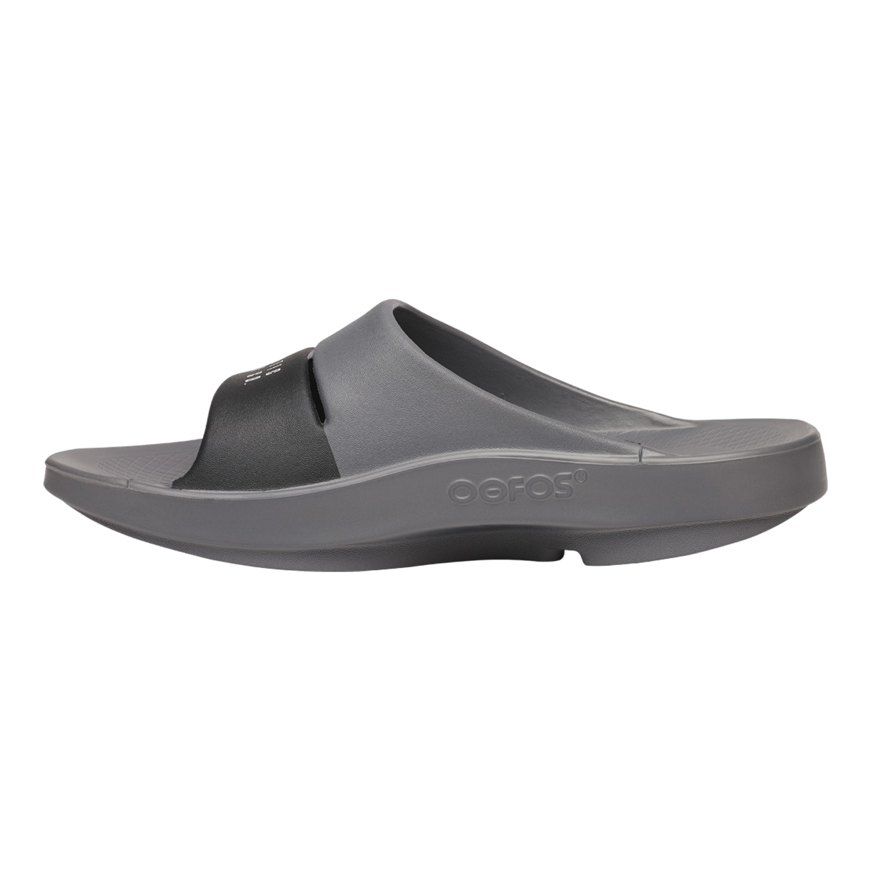 bauer-x-oofos-sport-slide-junior-ciabatte-recupero-grigio-s25 image 5