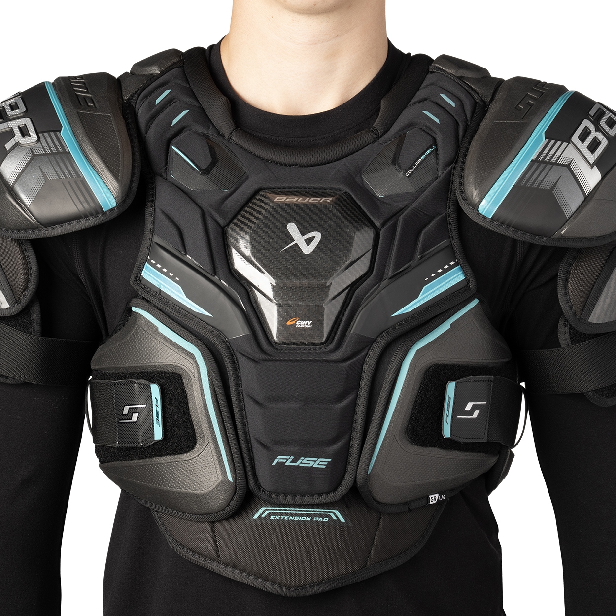 bauer-supreme-fuse-intermediate-paraspalle-hockey-ghiaccio image 1