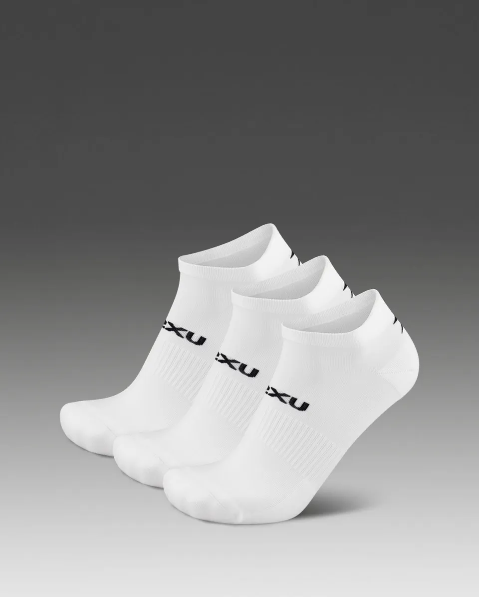 2xu-ankle-socks-3-pack-bianche-unisex image 1