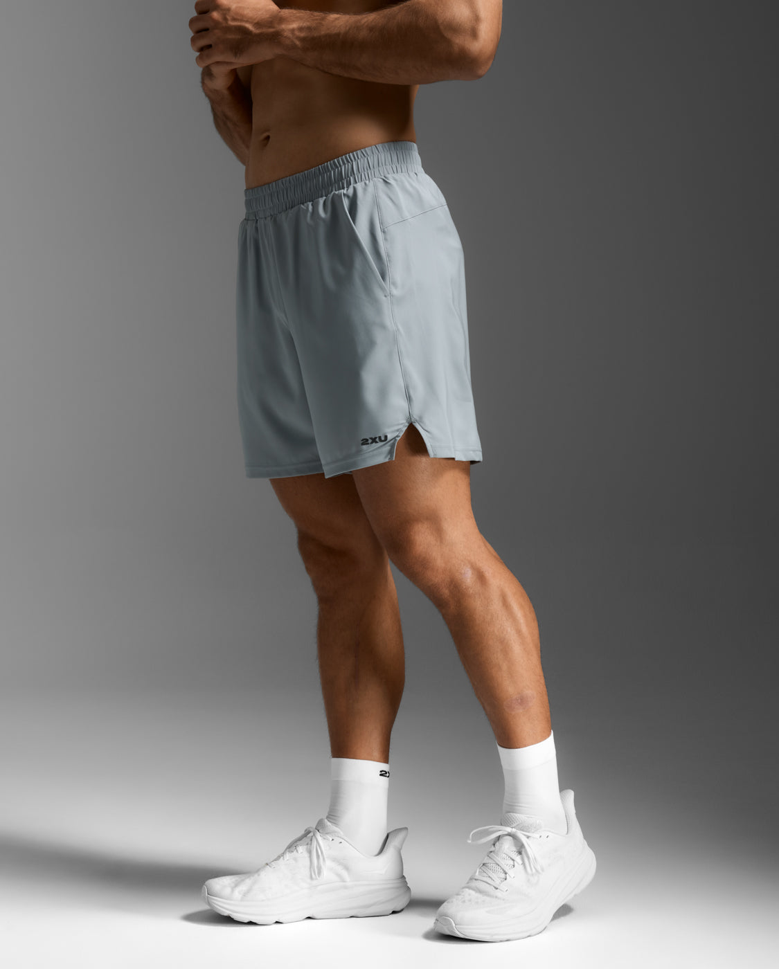 2xu-aero-7-inch-shorts-unlined-uomo-grigio-slim image 5