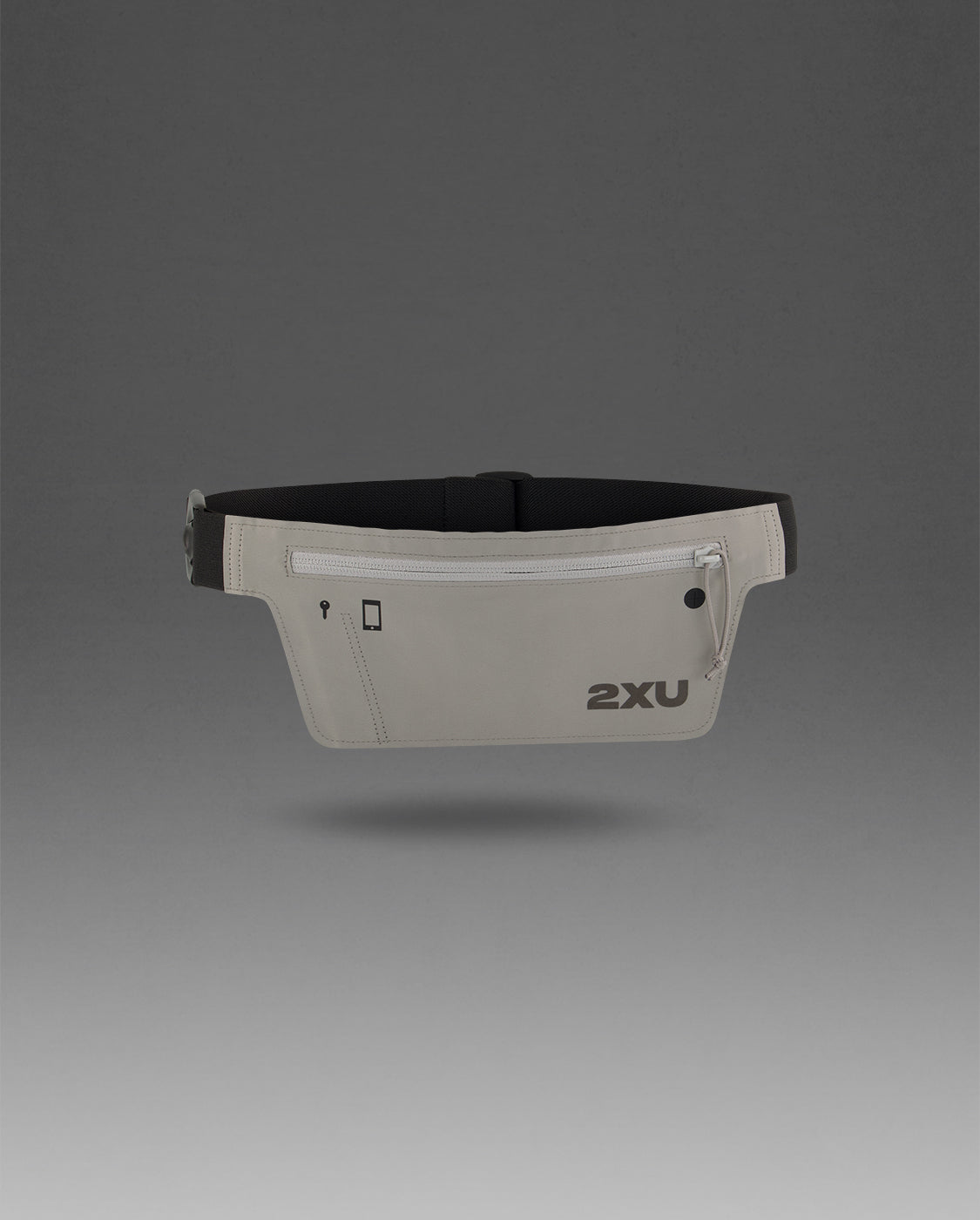 2xu-slim-run-belt-cintura-running-grigia image 5
