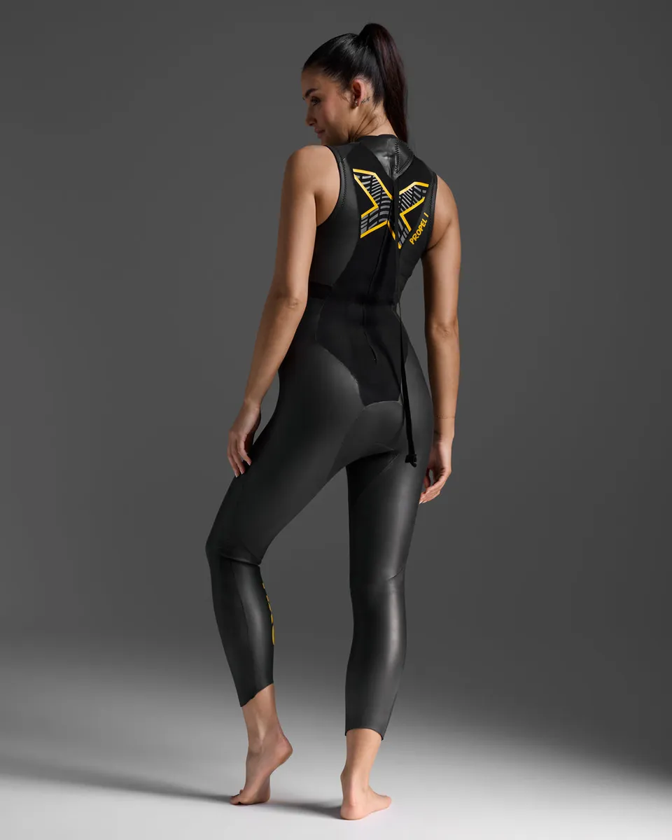 2xu-propel-1-muta-triathlon-smanicata-nero-oro image 1
