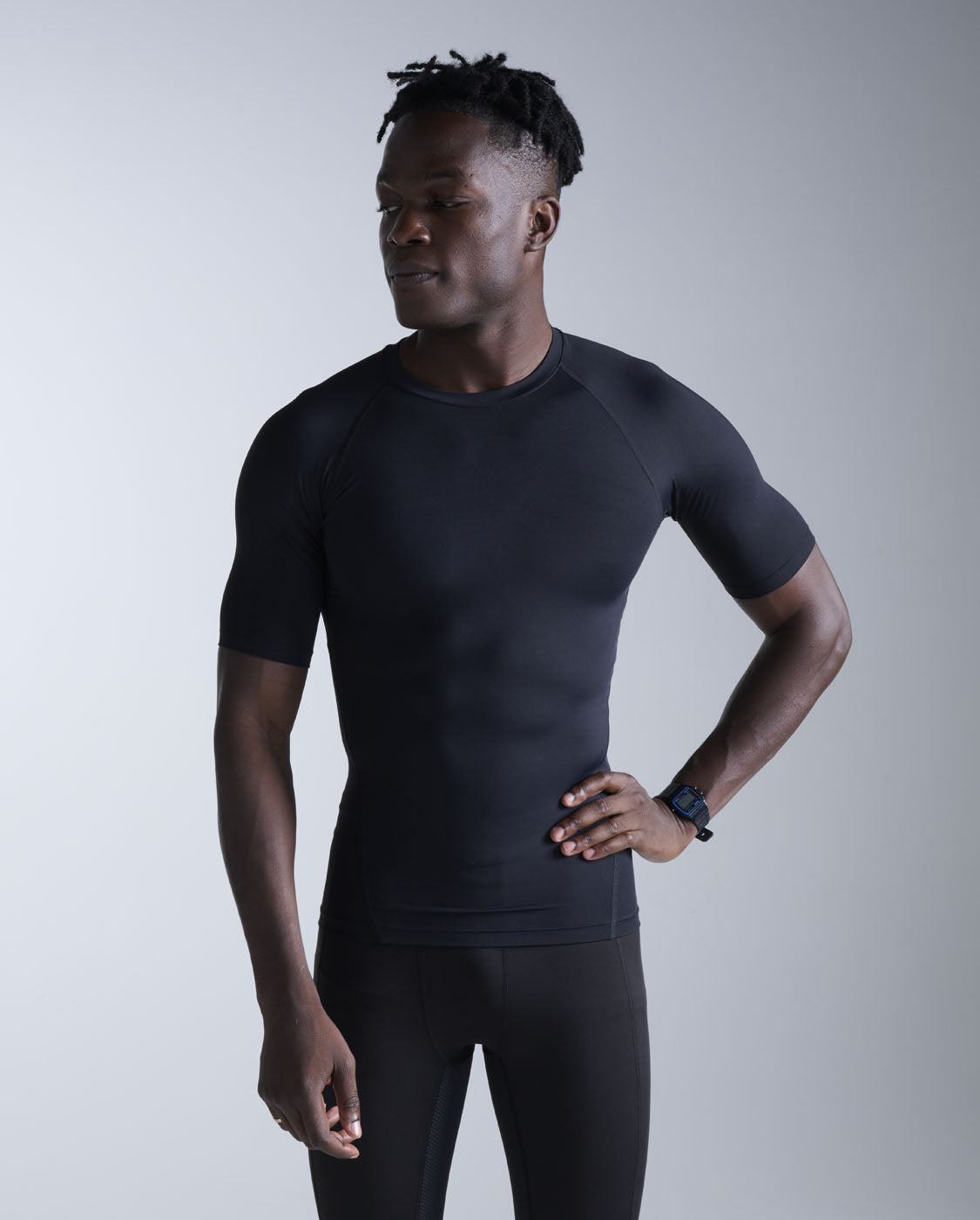 2xu-core-compression-short-sleeve-nero-maglia-compressione image 1