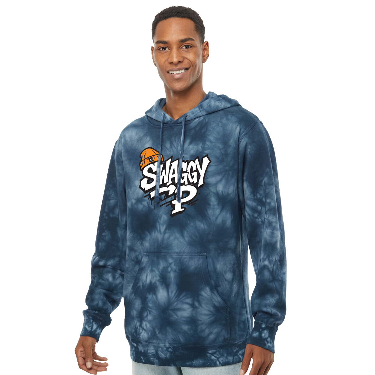 bauer-x-swaggy-felpa-hoodie-tie-dye-senior image 1