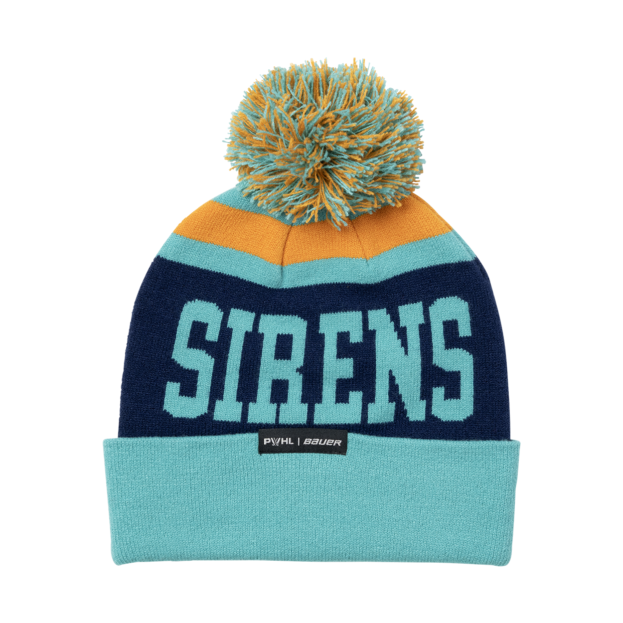 bauer-pwhl-new-york-berretto-pom-knit-patch-senior image 2