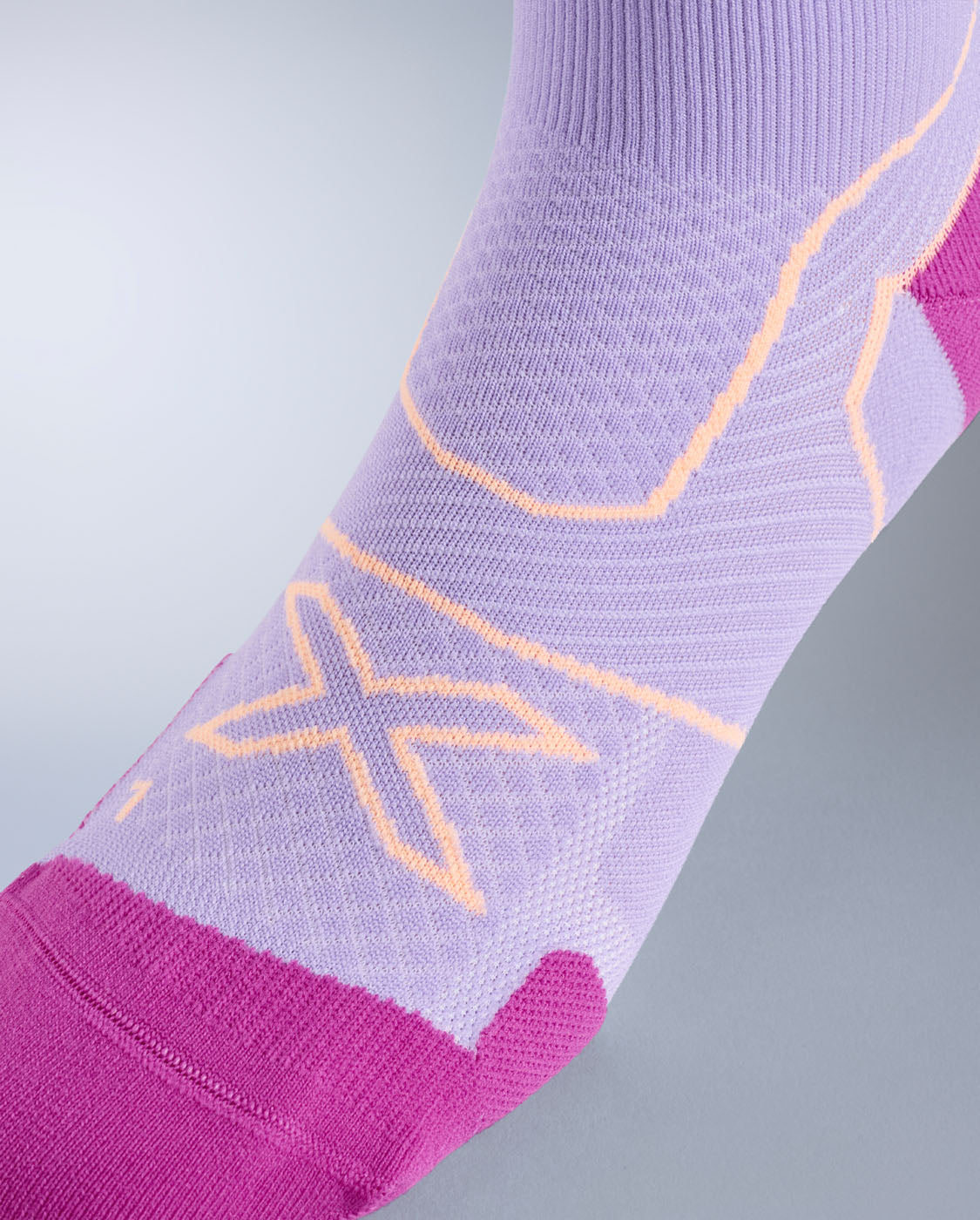 2xu-vectr-cushion-crew-socks-lilla-unisex-calze-max-cushion-3-25-mm image 3