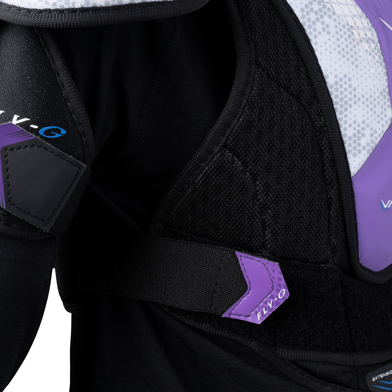 bauer-vapor-fly-g-paraspalle-hockey-ghiaccio-junior-donna image 7