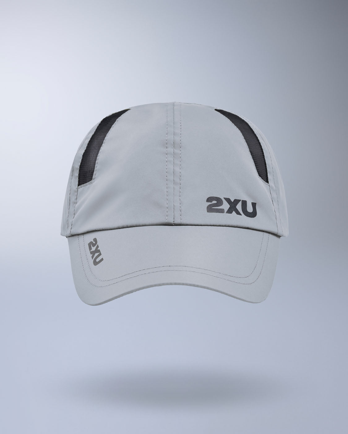 2xu-run-cap-unisex-cappellino-running-grigio-traspirante image 2