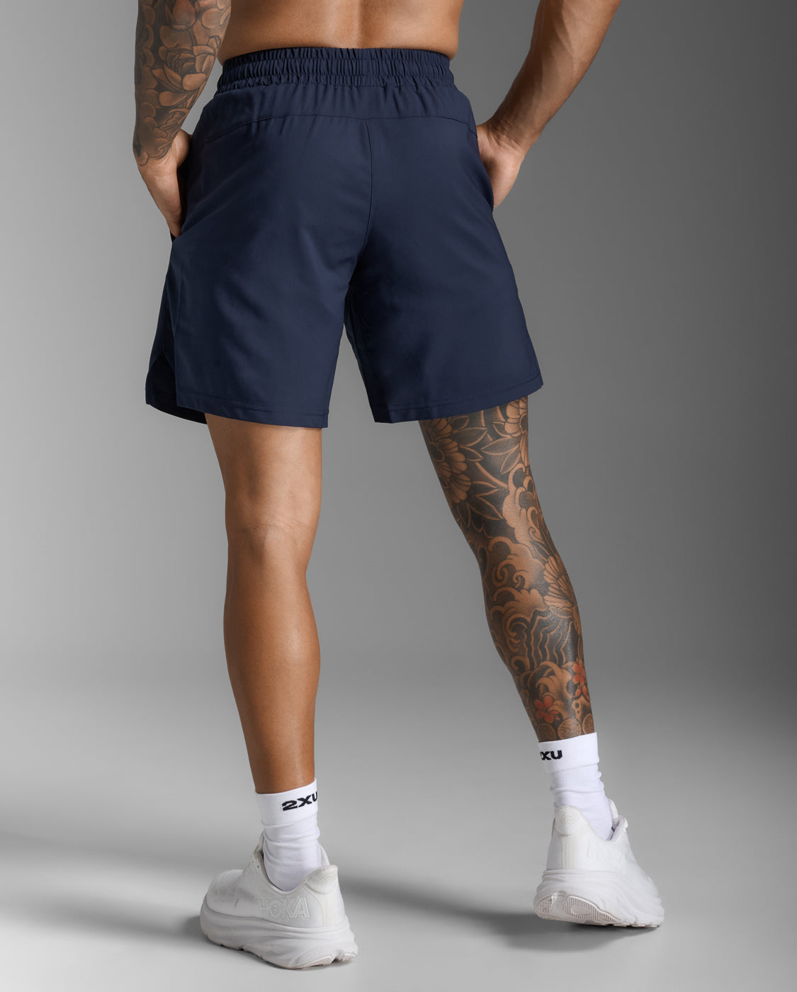 2xu-aspire-7-inch-shorts-uomo-blu-navy image 2