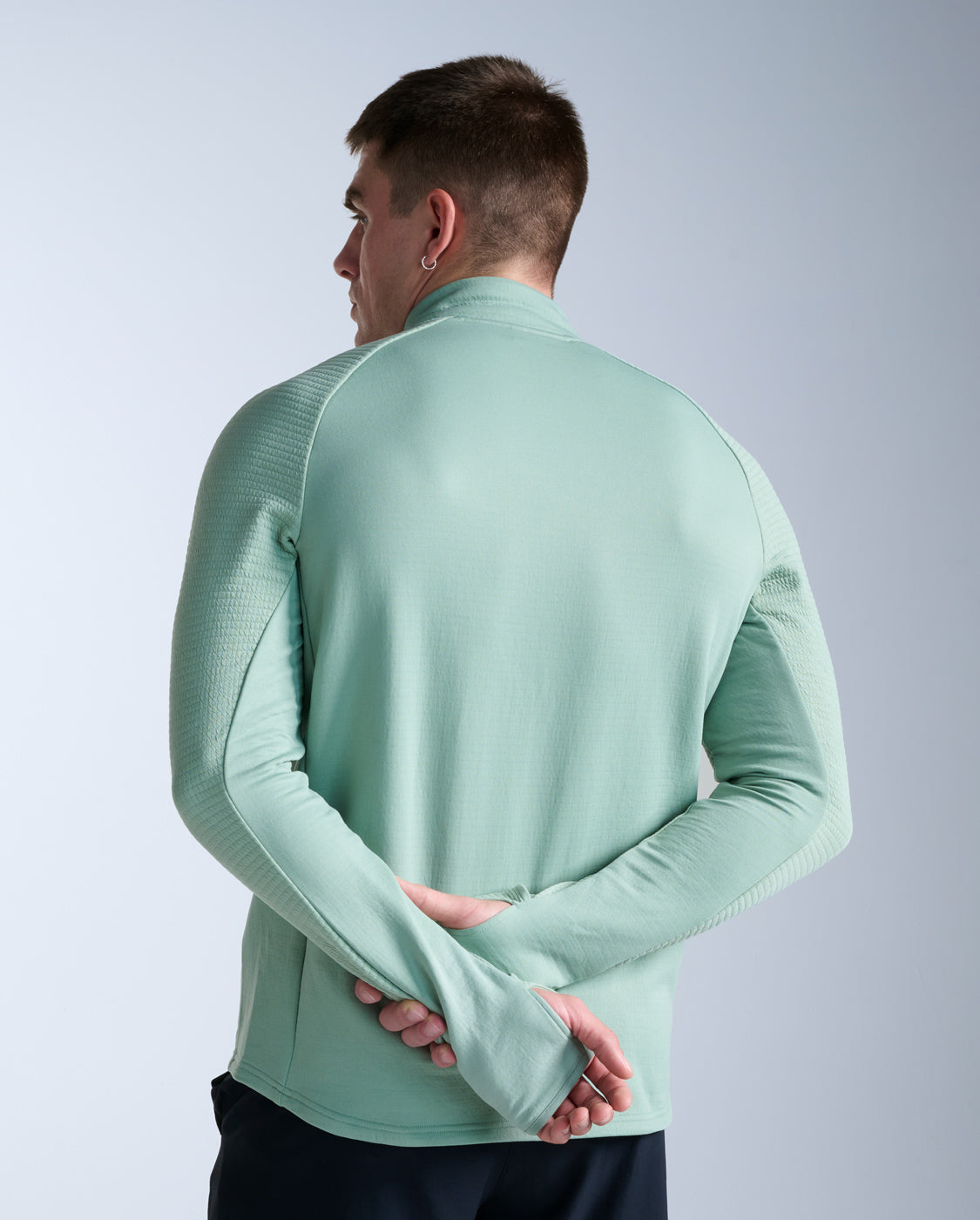 2xu-ignition-haptic-1-4-zip-uomo-verde image 3