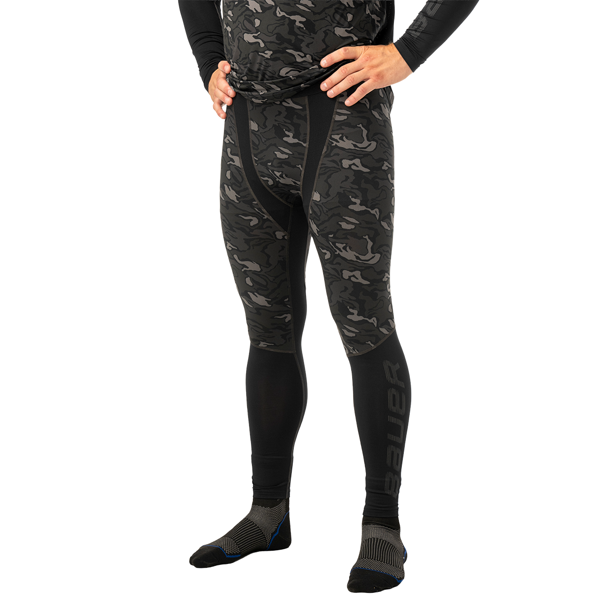 bauer-camo-performance-baselayer-pant-senior-pantalone-termico-a-compressione image 1