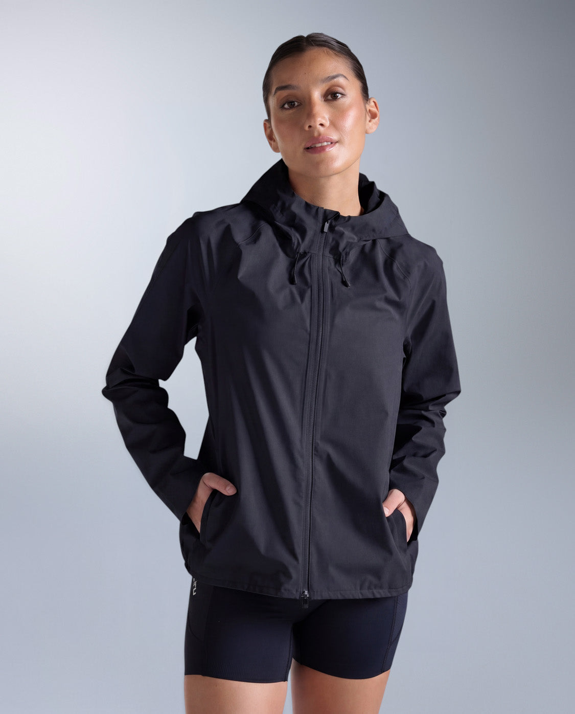2xu-ignition-shield-waterproof-jacket-donna-giacca-running-impermeabile-nera image 1