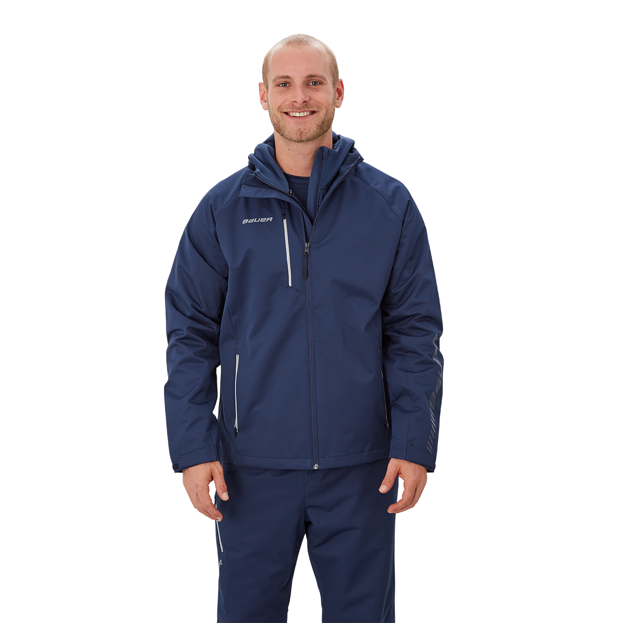 bauer-hockey-lightweight-jacket-senior-giacca-leggera-idrorepellente image 2