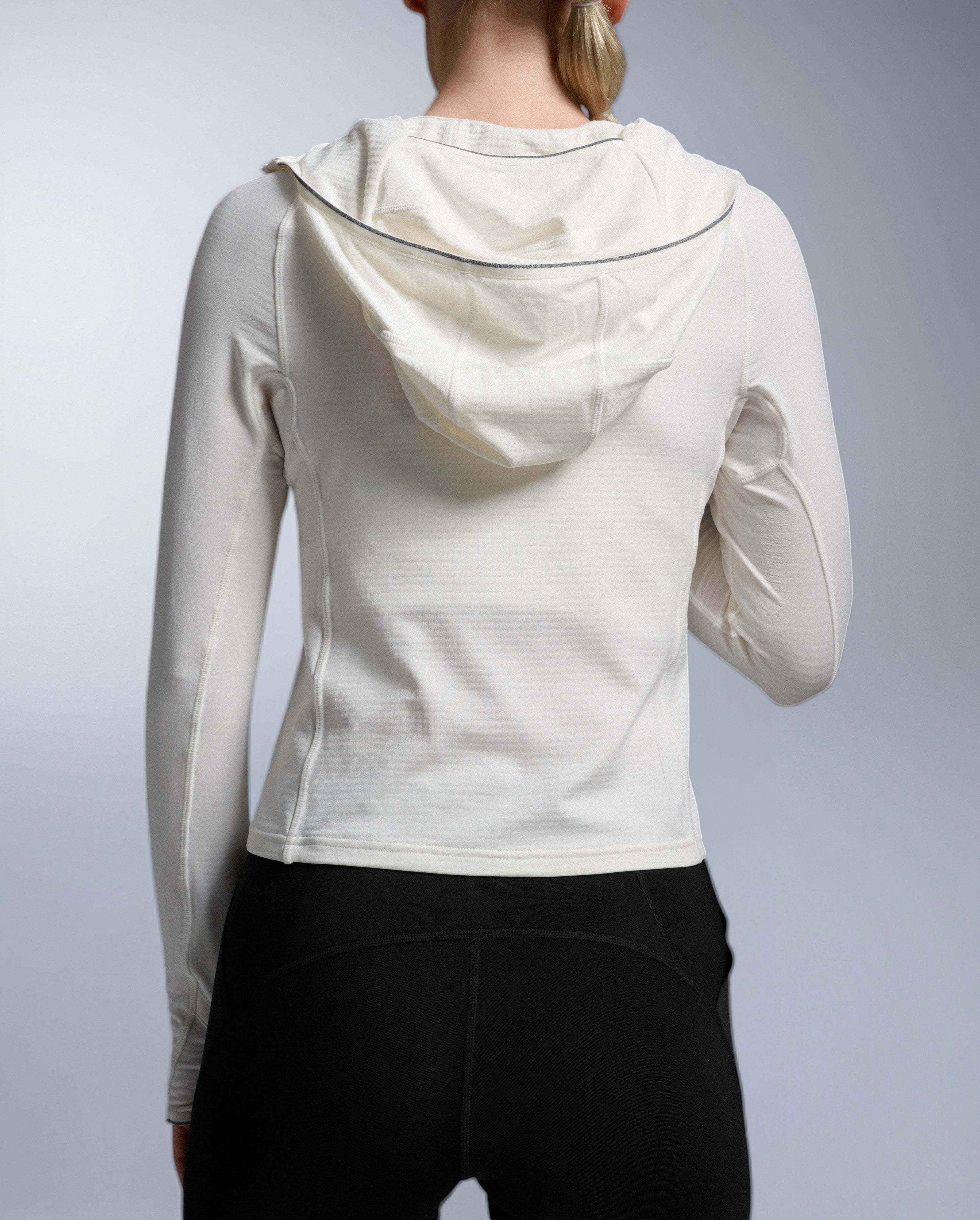 2xu-ignition-grid-felpa-hoodie-1-2-zip-donna-bianco image 3