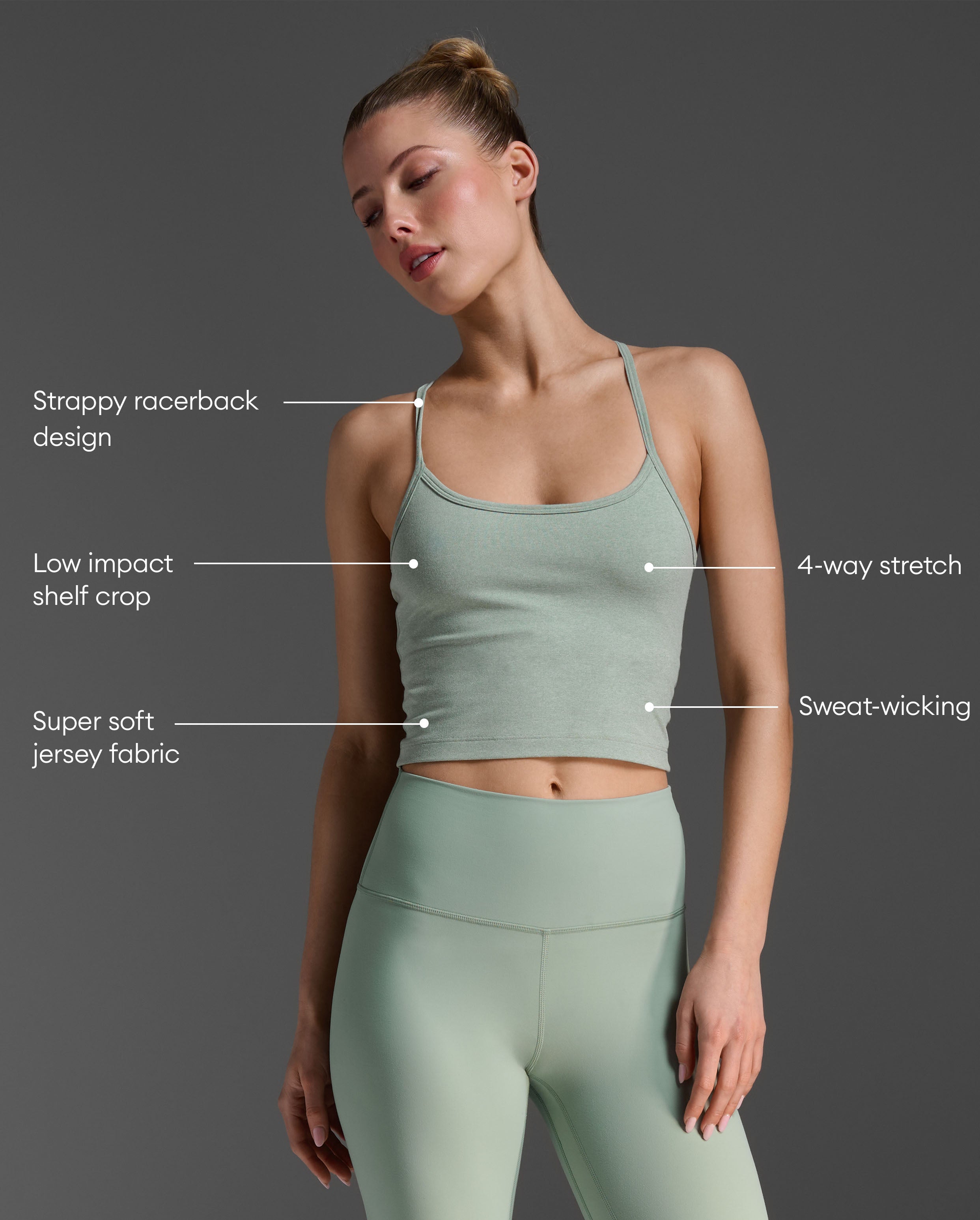 2xu-flex-crop-tank-donna-verde-salvia image 2