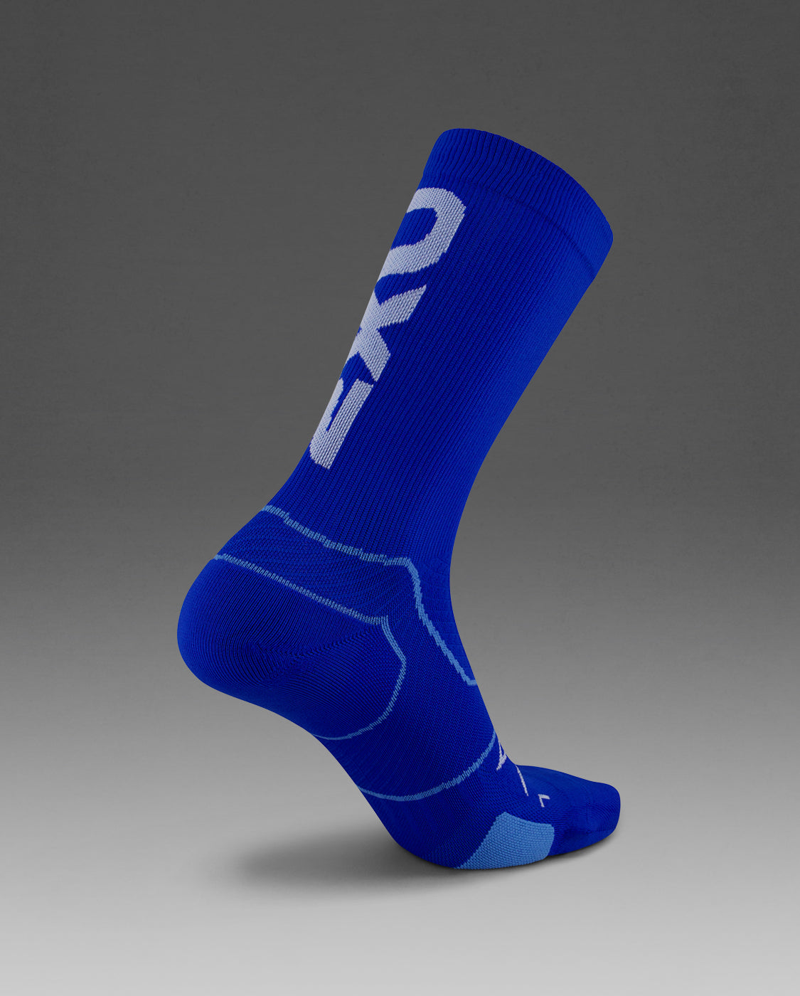 2xu-vectr-cushion-crew-socks-blu-calzini-running-ammortizzati image 3