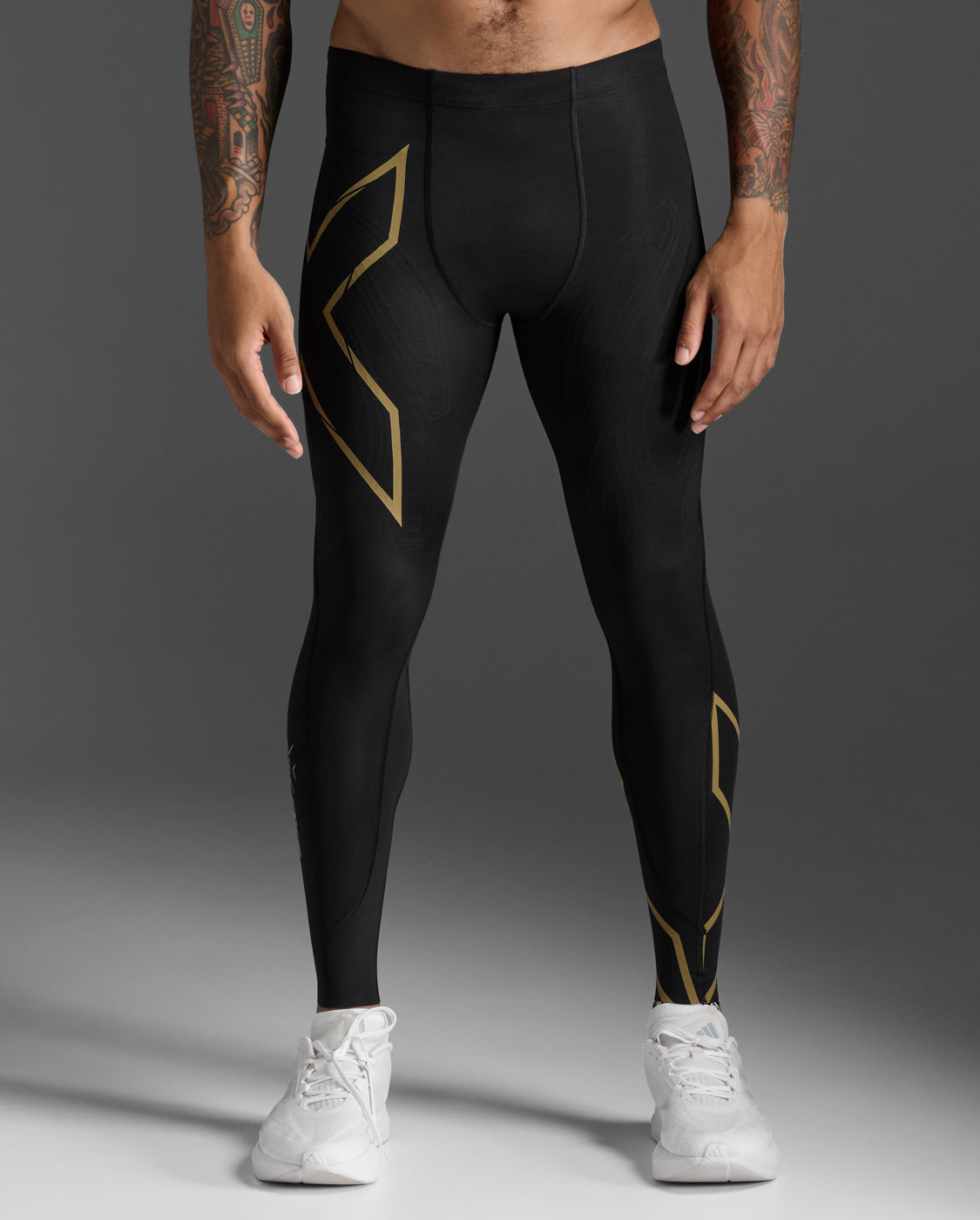 2xu-light-speed-collant-compressione-running-nero image 2