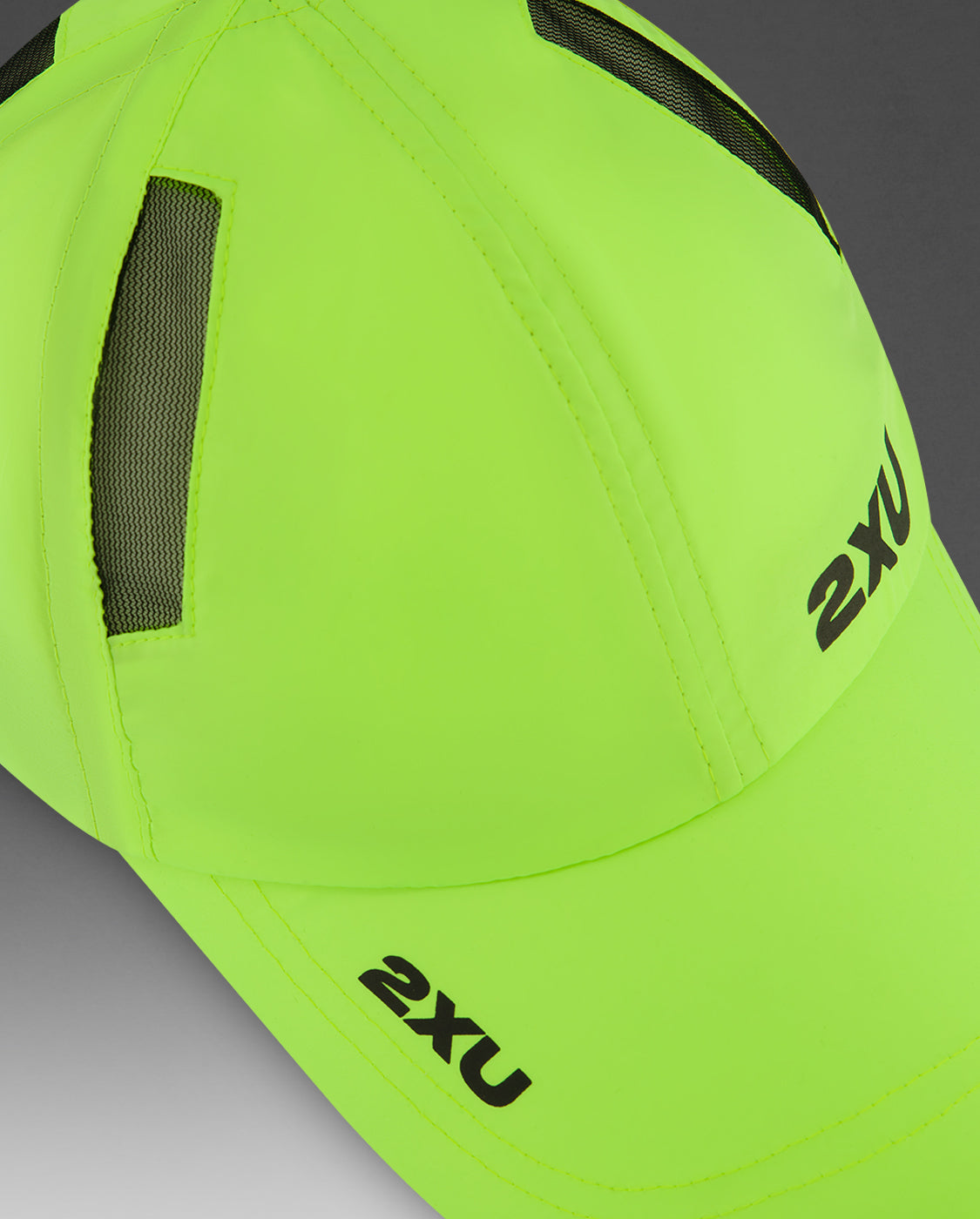 2xu-run-cap-cappellino-running-giallo-fluo-unisex image 4