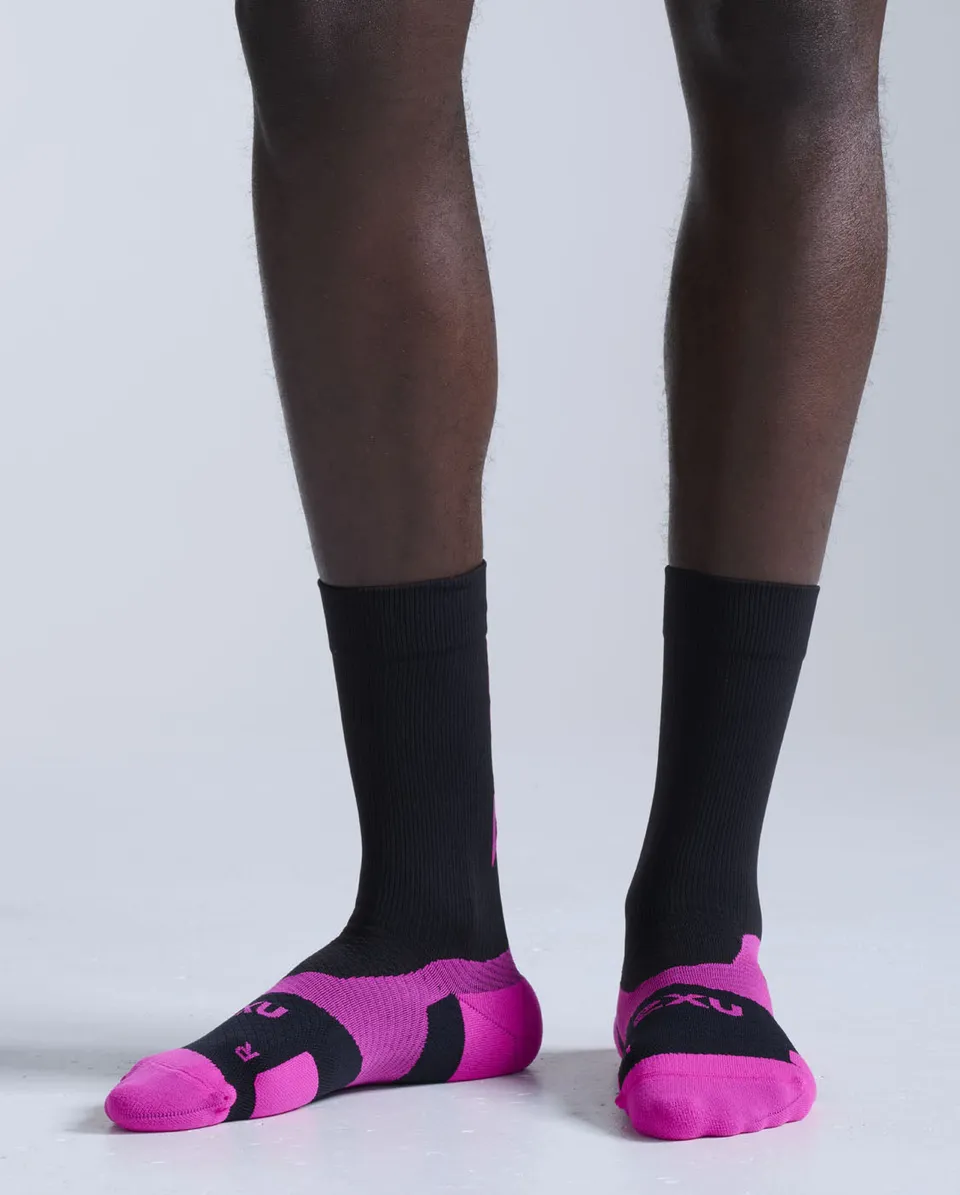 2xu-vectr-light-cushion-crew-socks-uomo-calzini-running-neri image 1