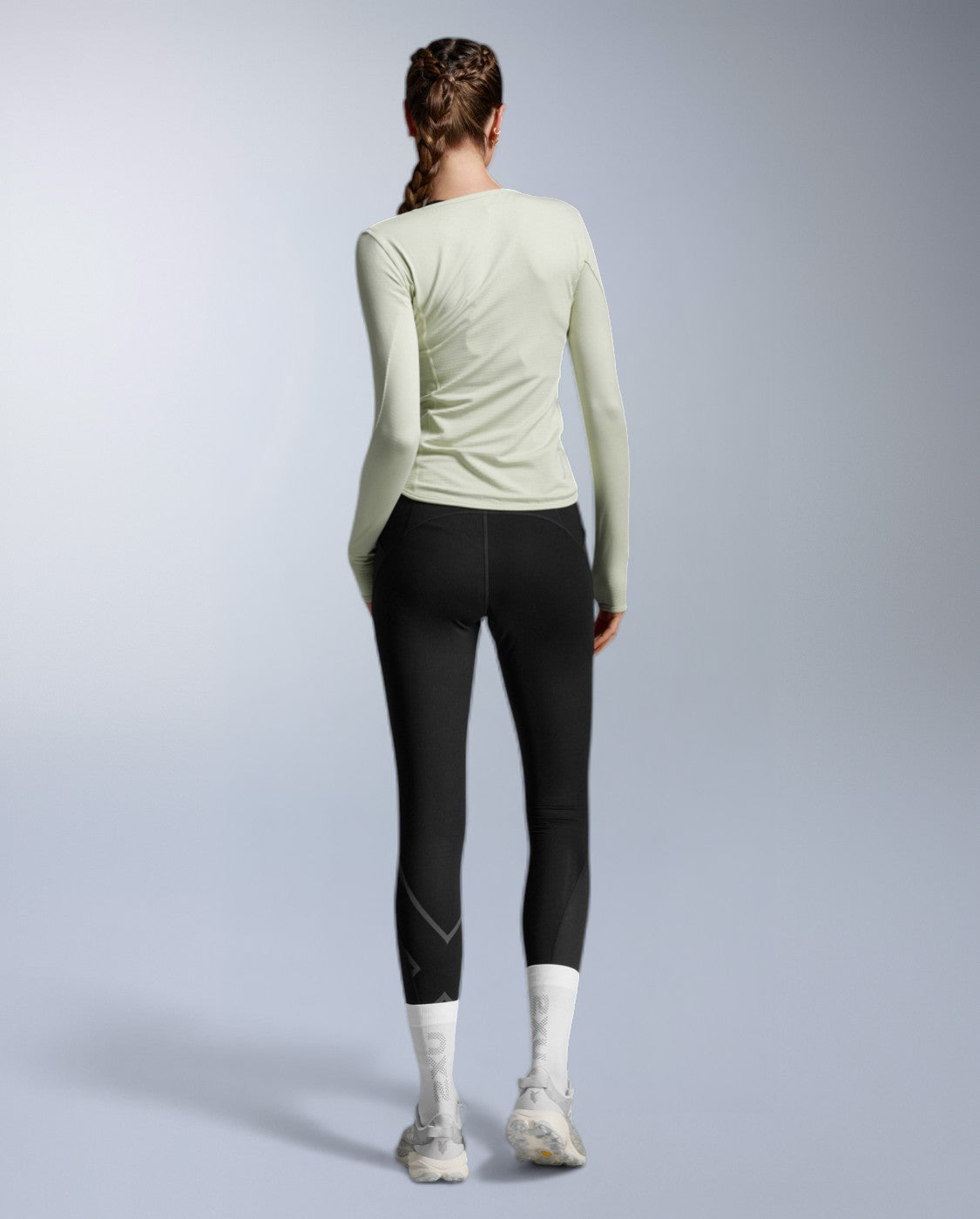 2xu-ignition-grid-base-layer-donna-verde-chiaro image 5