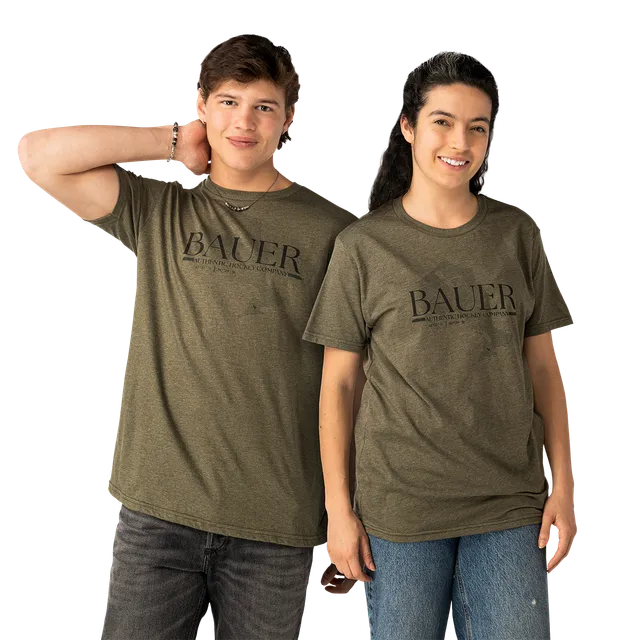 bauer-olive-graphic-tee-t-shirt-uomo image 1