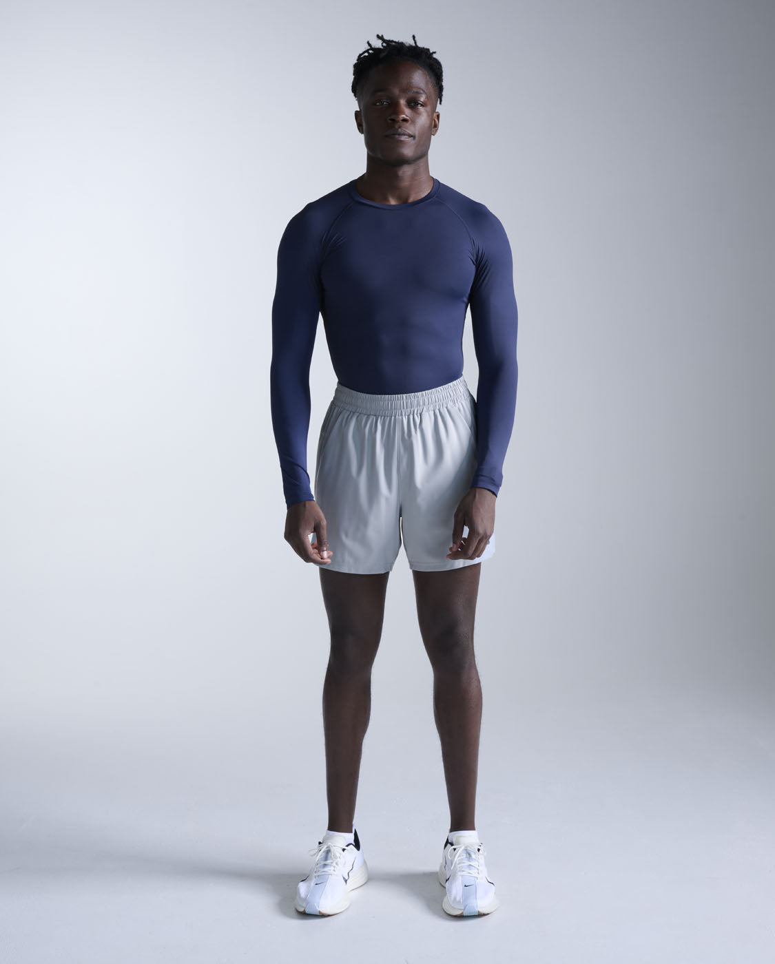 2xu-core-compression-maglia-manica-lunga-blu-pwx-mesh image 6