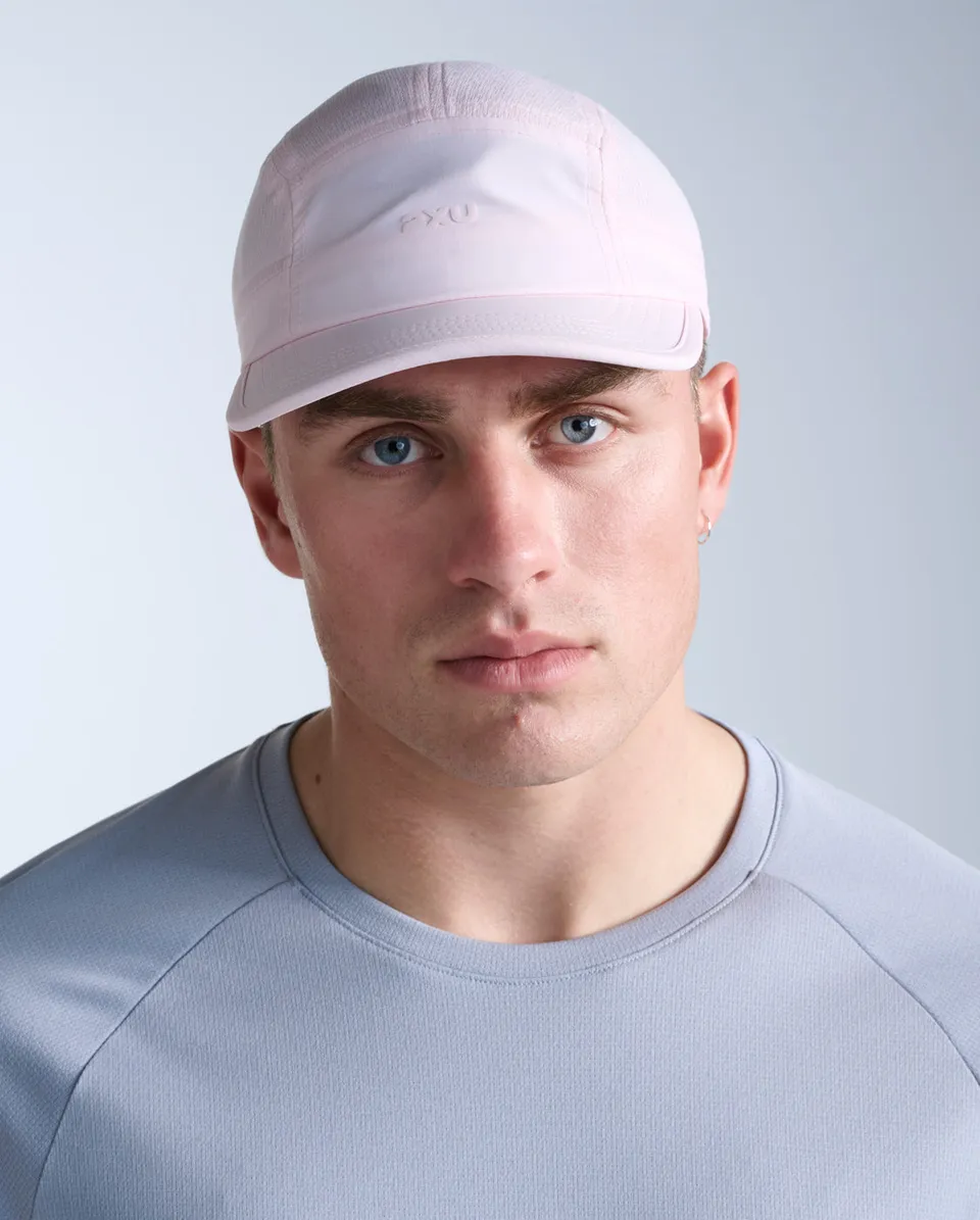 2xu-light-speed-small-cap-cappellino-running-unisex-rosa-profilo-basso image 1