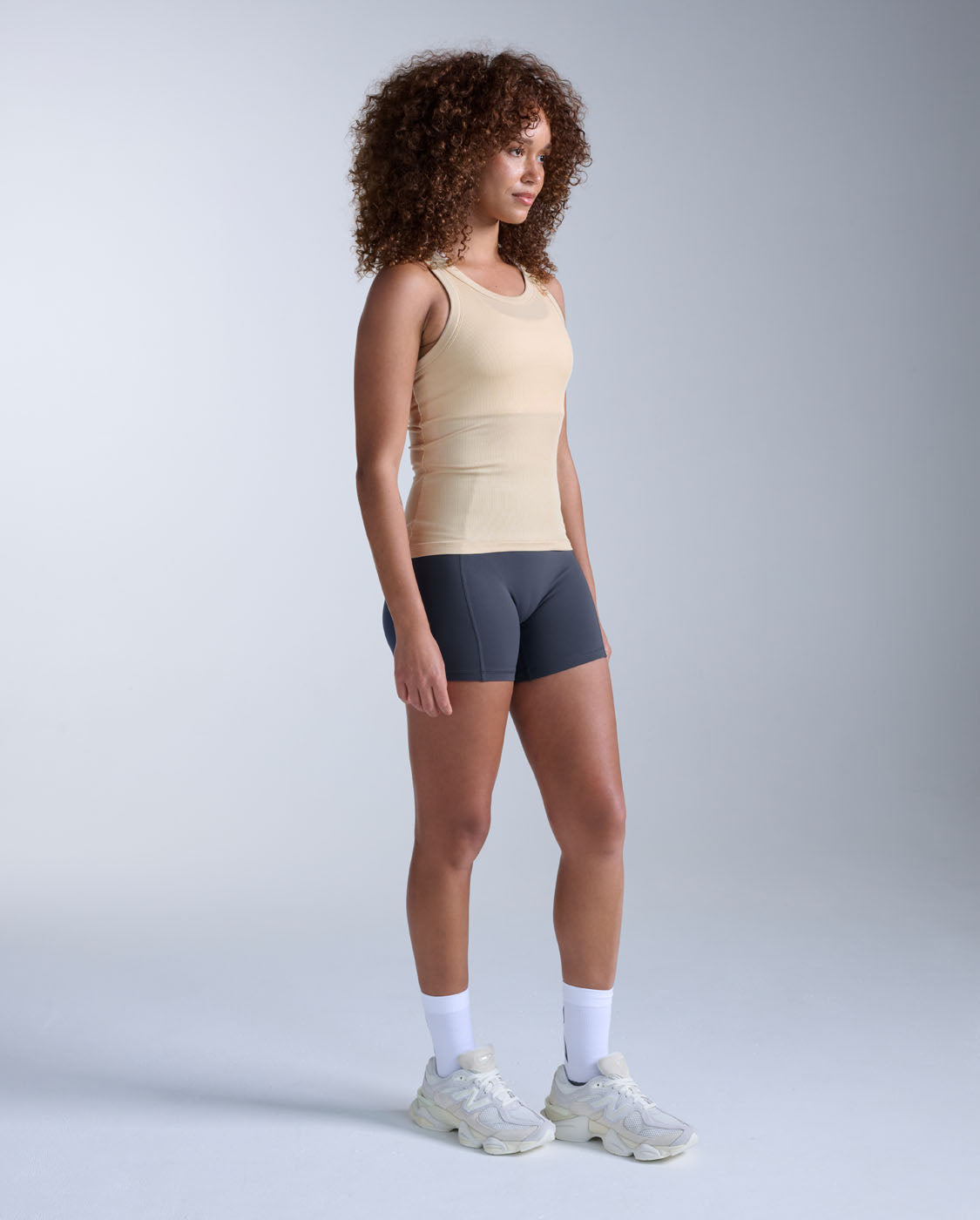 2xu-fluid-modal-ribbed-tank-canotta-training-beige image 7