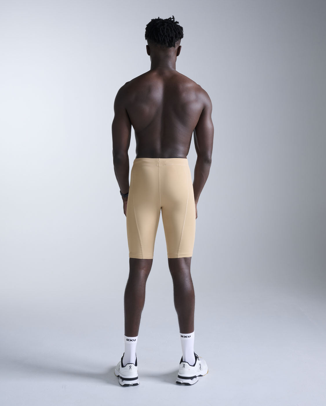 2xu-core-compression-short-pantaloncino-training-beige image 8