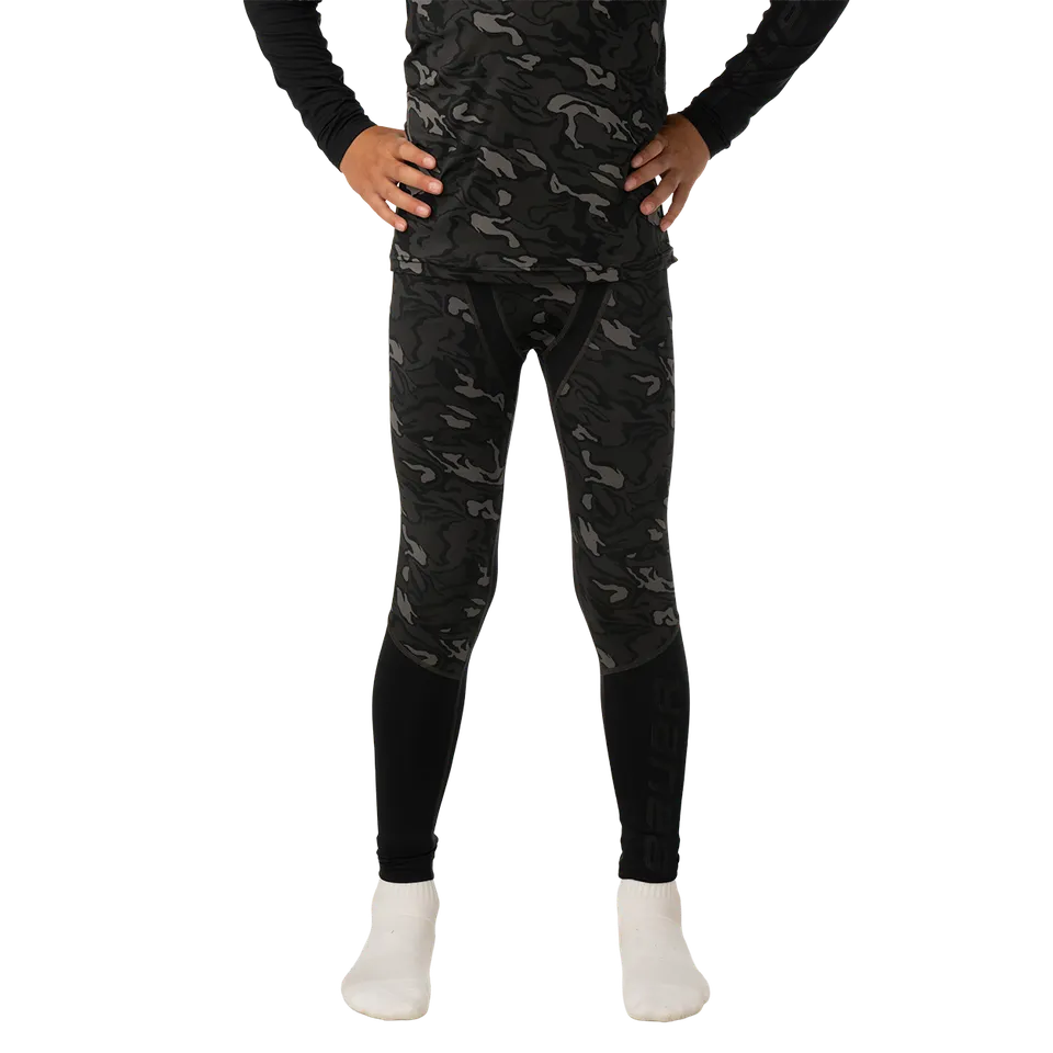 bauer-camo-performance-baselayer-pant-youth-pantalone-termico-compressione-ragaz image 1