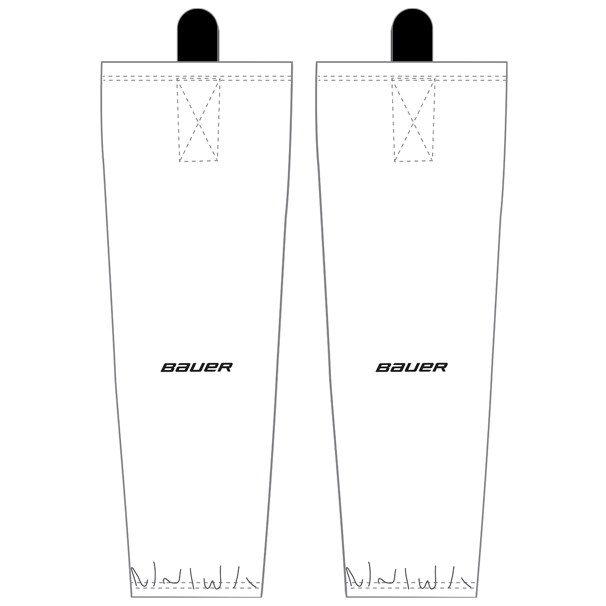 bauer-flex-stock-hockey-sock-senior-calze-hockey-ghiaccio image 6