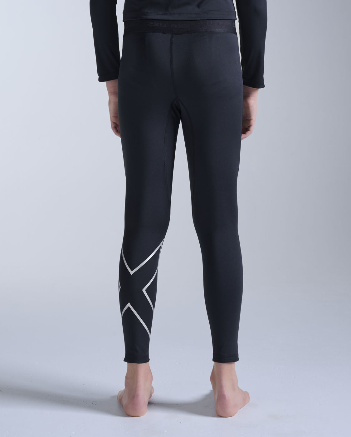 2xu-core-boys-compression-tights-leggings-compressivi-ragazzo-nero image 3