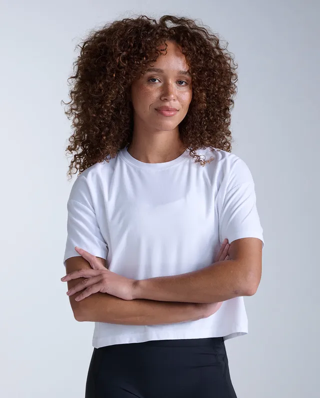 2xu-form-soft-jersey-relaxed-tee-donna-maglia-training-bianca image 1