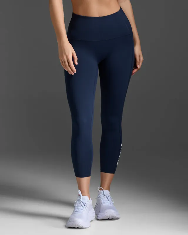 2xu-form-stash-hi-rise-compression-7-8-tights-con-tasche-donna-navy image 1