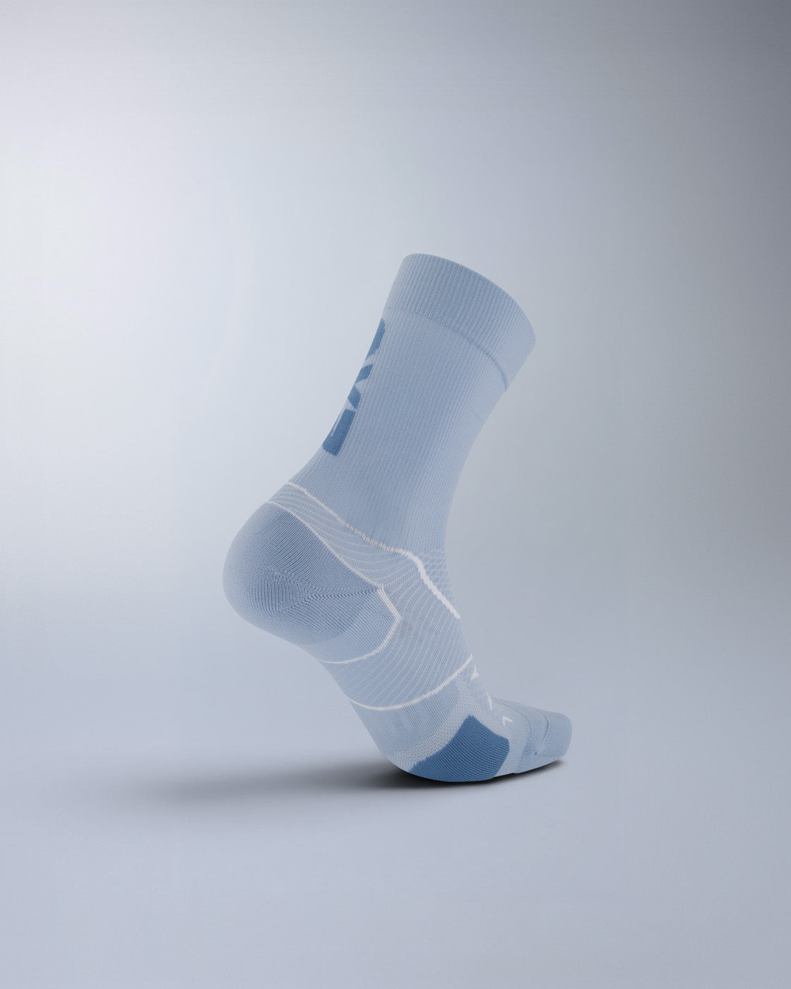 2xu-vectr-cushion-crew-socks-calze-running-compressione-azzurre image 3