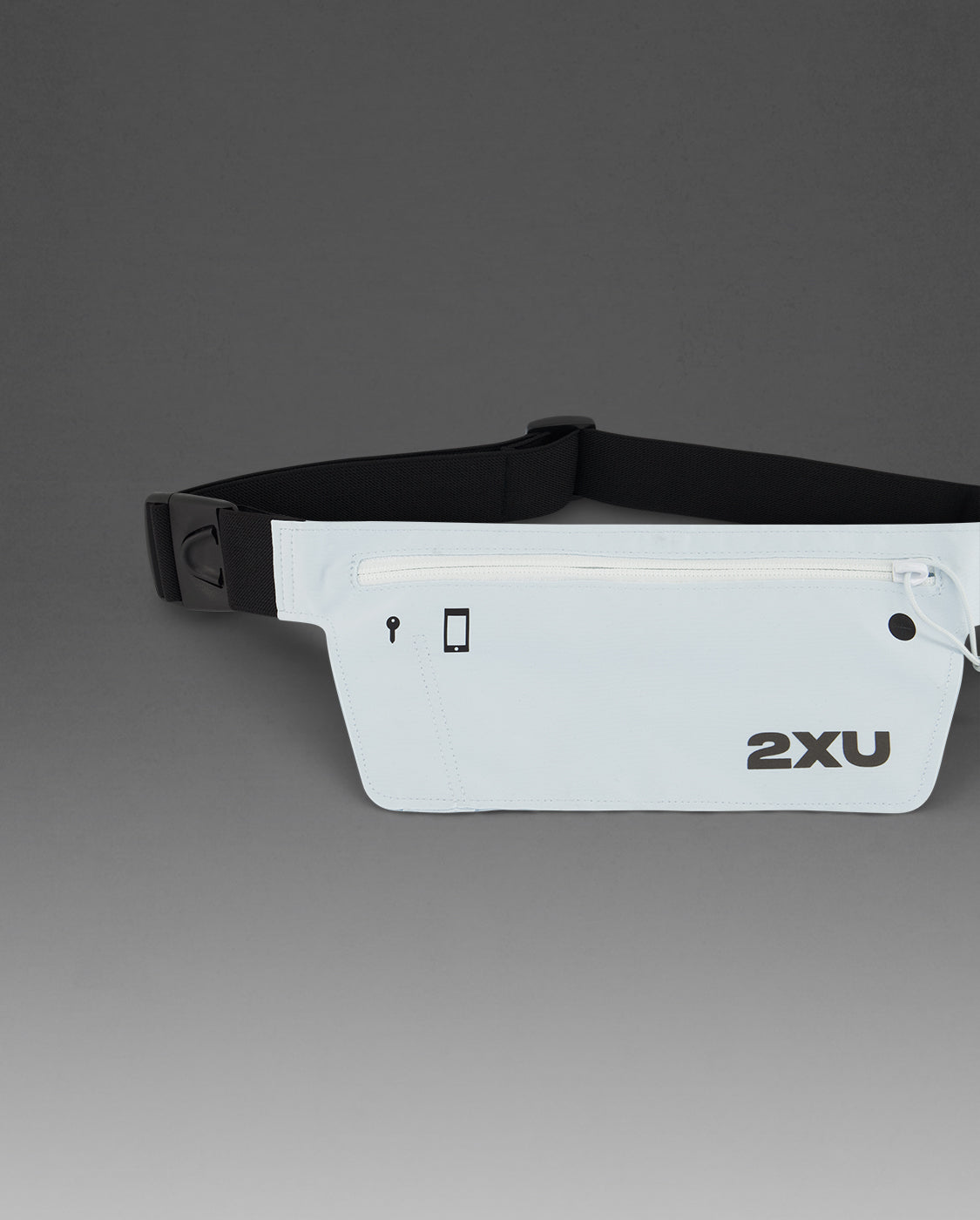 2xu-slim-run-belt-cintura-running-unisex-azzurra image 7
