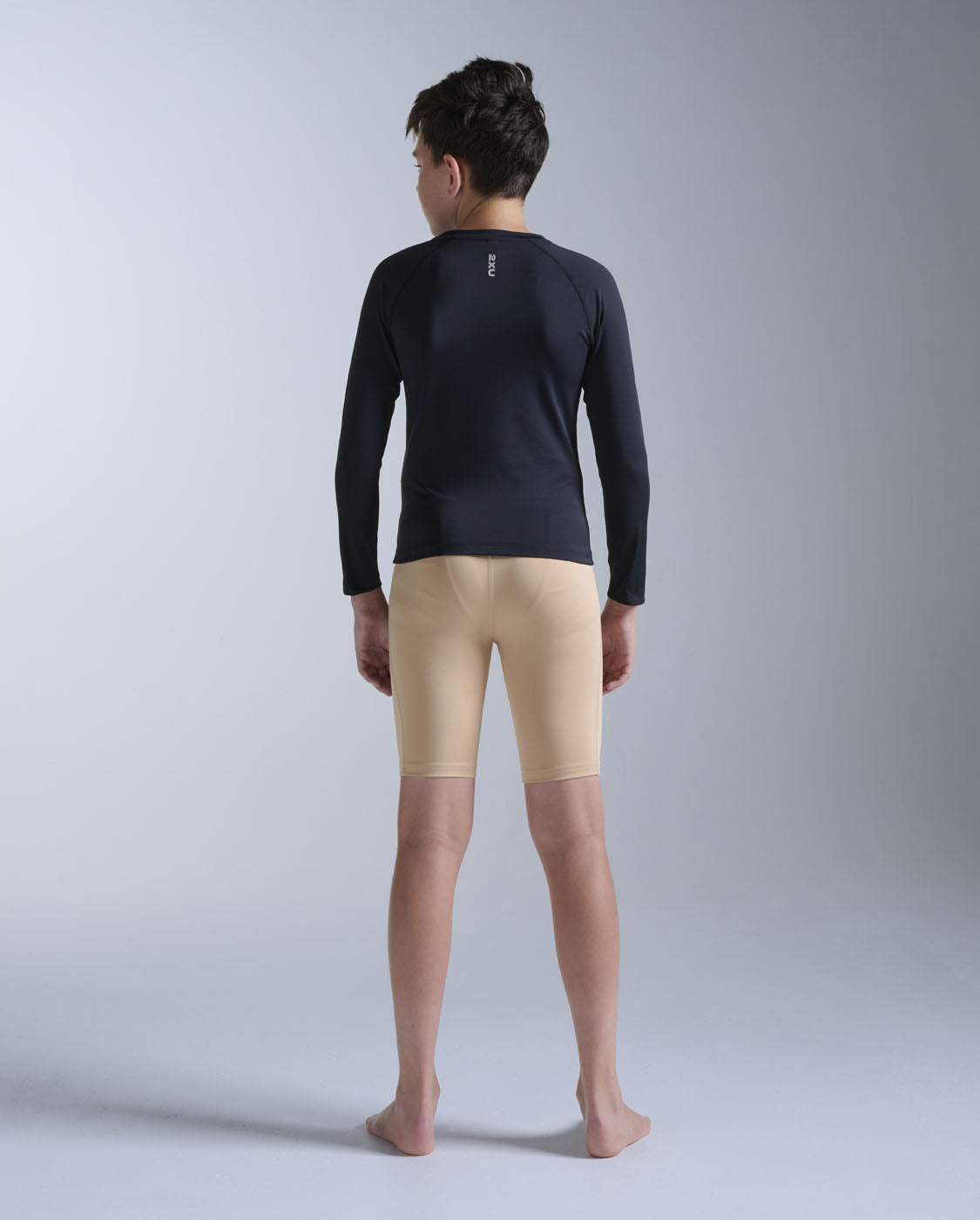 2xu-core-youth-compression-maglia-manica-lunga-bambini-nero image 2