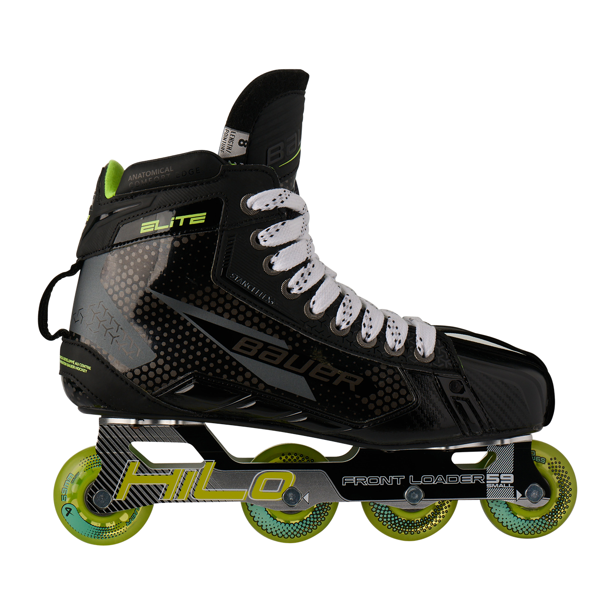bauer-elite-goal-rh-senior-pattino-portiere-roller-hockey image 5