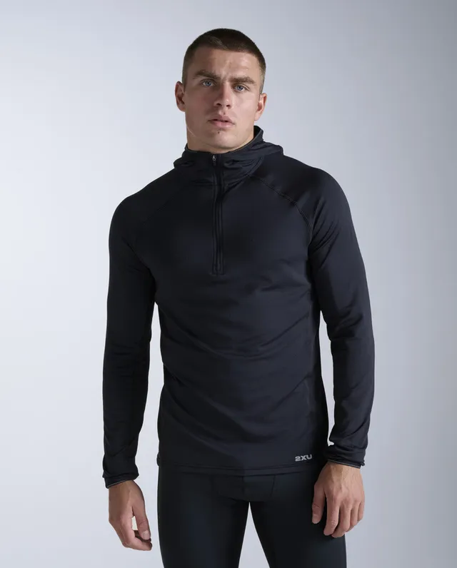 2xu-ignition-grid-1-2-zip-hoodie-uomo-felpa-running-termica image 1