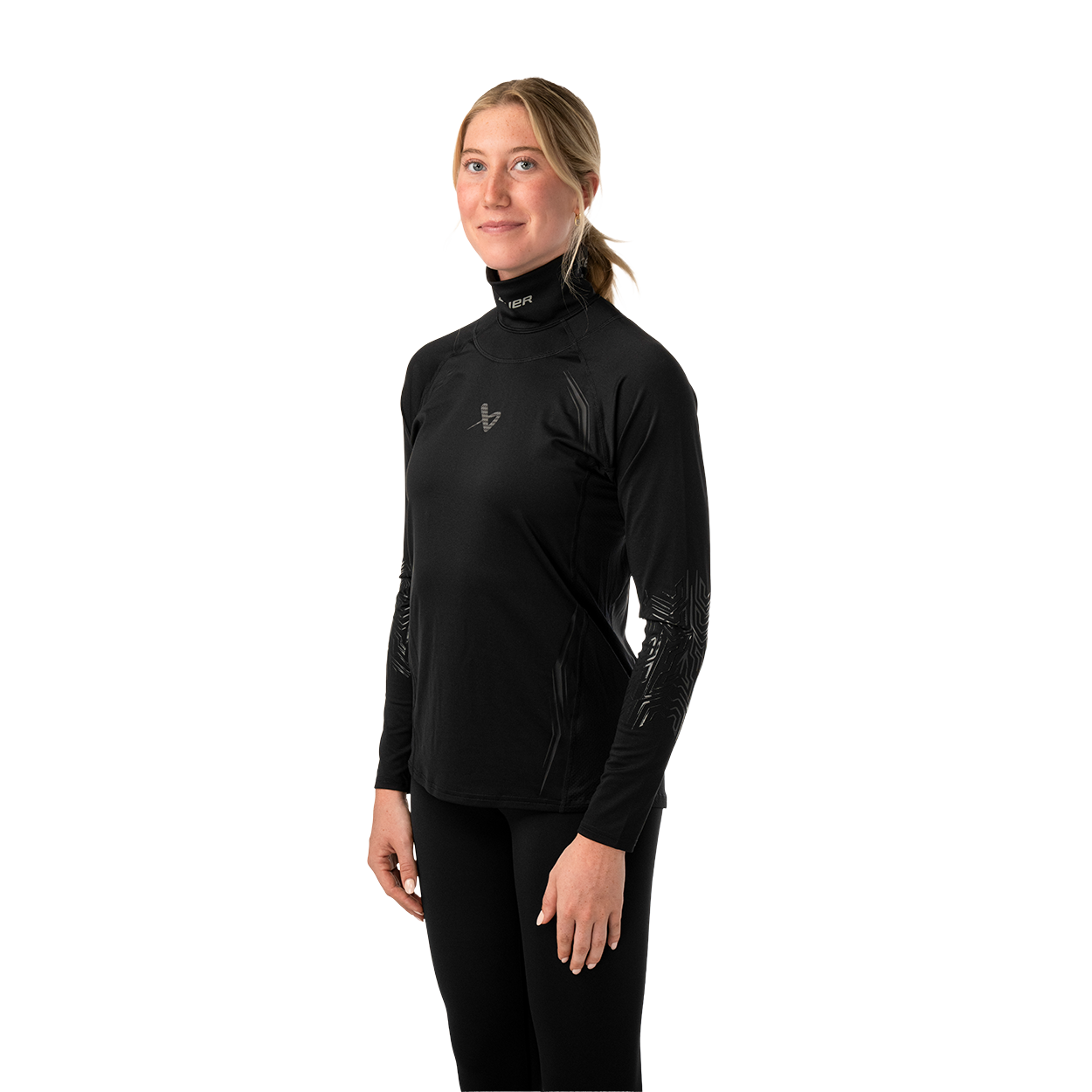 bauer-bodyguard-baselayer-protettivo-donna-con-collo-kevlar image 4